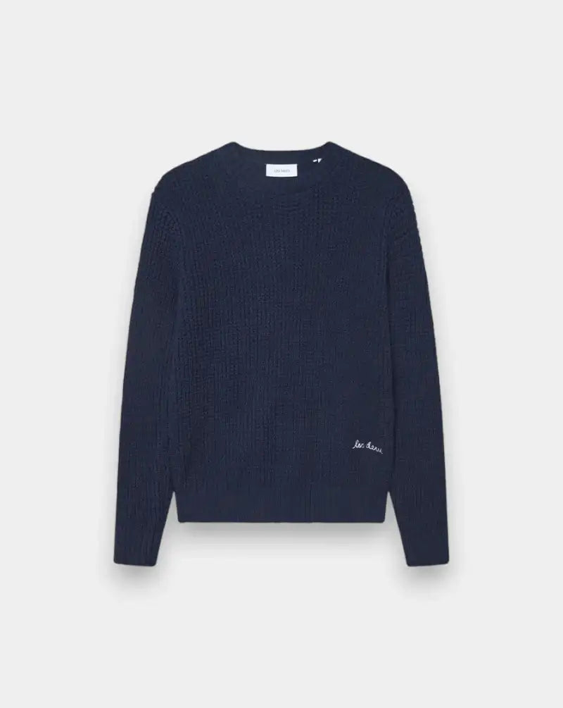 Jersey Les Deux Alvin Waffle Crewneck Knit 1000570 460 LES DEUX