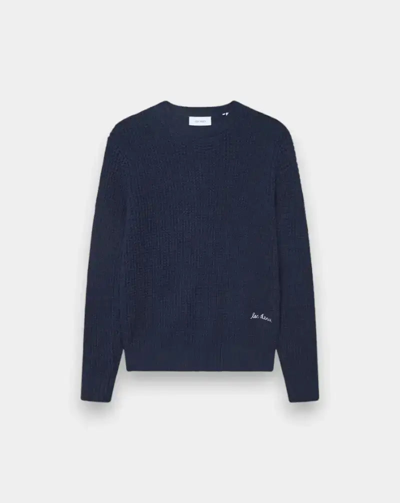 Jersey Les Deux Alvin Waffle Crewneck Knit 1000570 460 LES DEUX