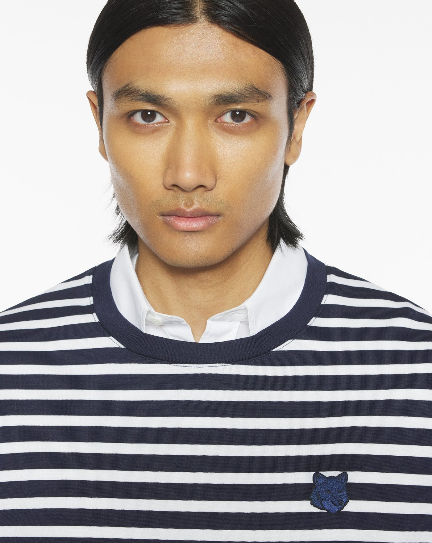 Camiseta Maison Kitsune Fox Head PM00122KJ0044 B481 MAISON KITSUNE