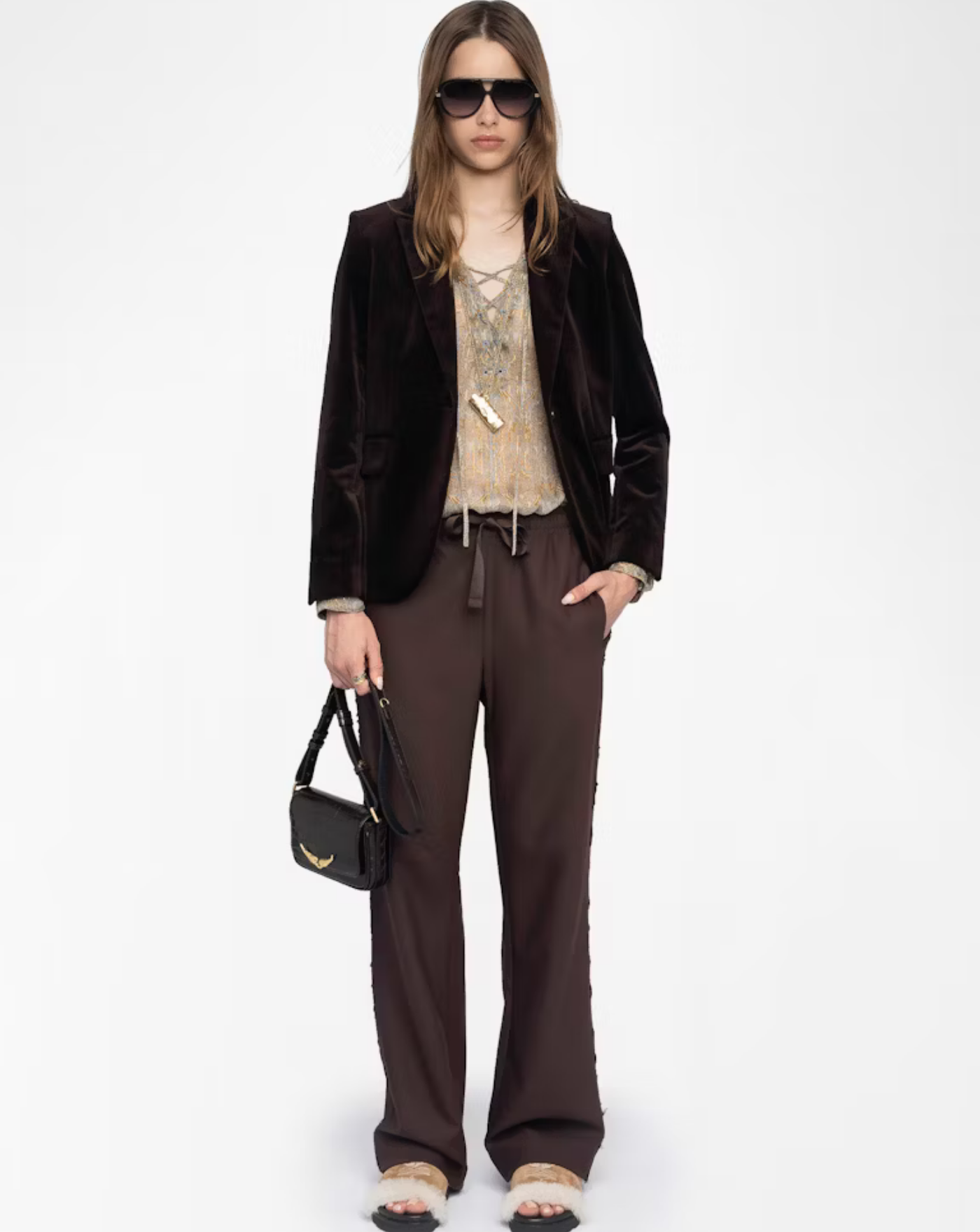 Pantalon Zadig & Voltaire Poma Tailleur WWPA01878 213 ZADIG & VOLTAIRE