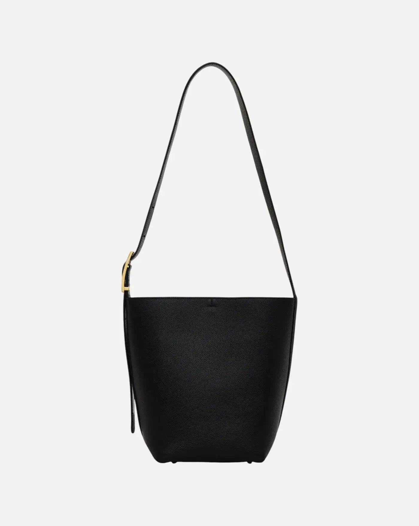 Bolso Anine Bing ELLY MEDIUM BUCKET BAG GRAINED LEATHER - BLACK A1312210BLK1 BLACK ANINE BING