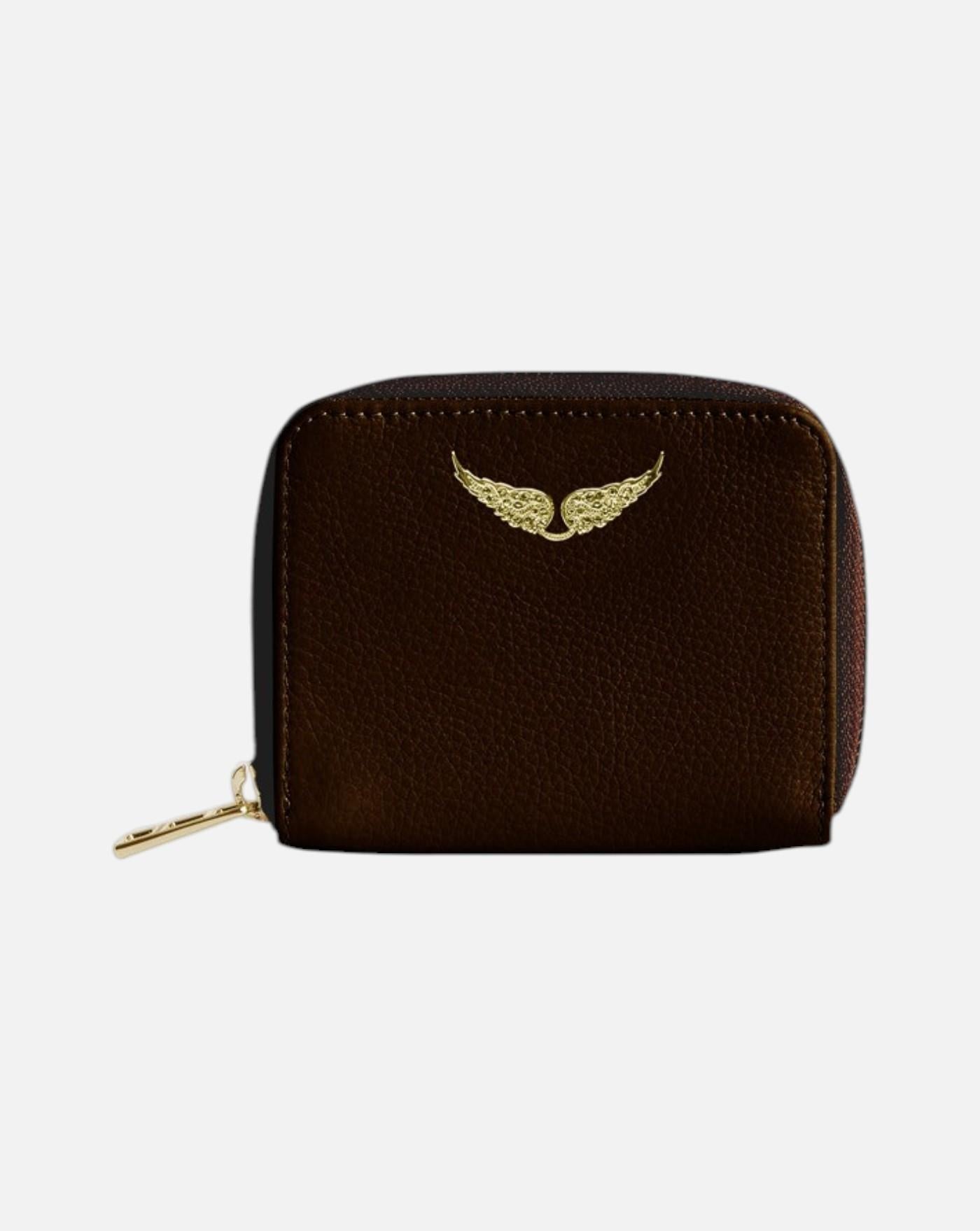 Cartera MINI ZV GRAINED LEATHER<BR/> LWSG00004 219 ZADIG & VOLTAIRE
