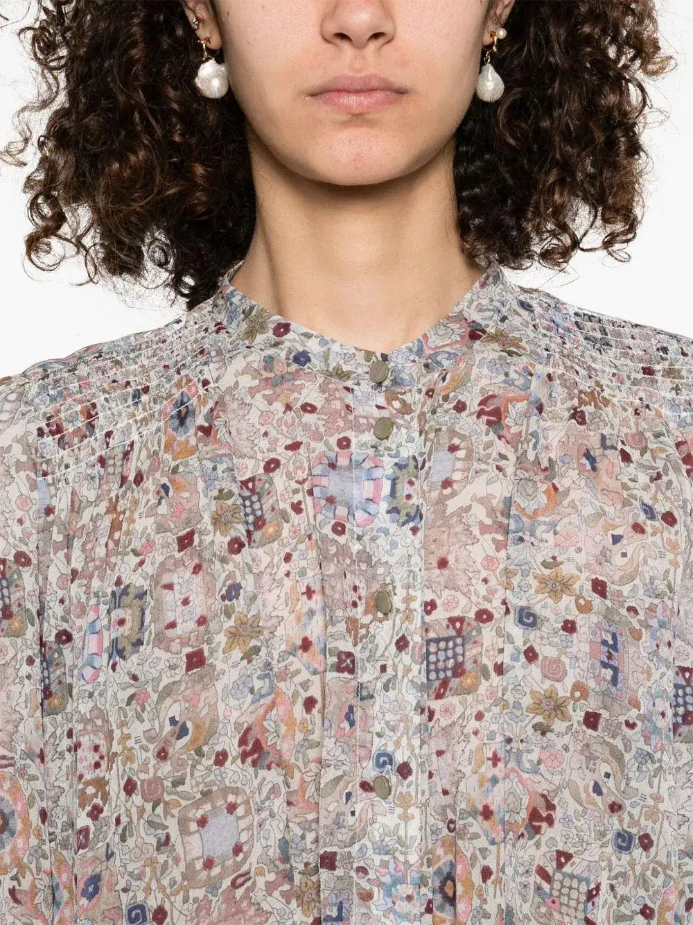 Blusa Isabel Marant Noeline HT0189FAC3J01E 23EC ISABEL MARANT