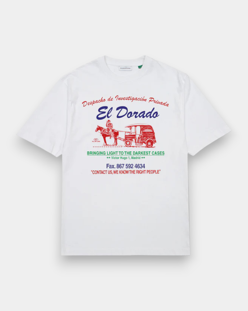 Camiseta Edmmond El Dorado 3253019000 PLAIN WHITE EDMMOND