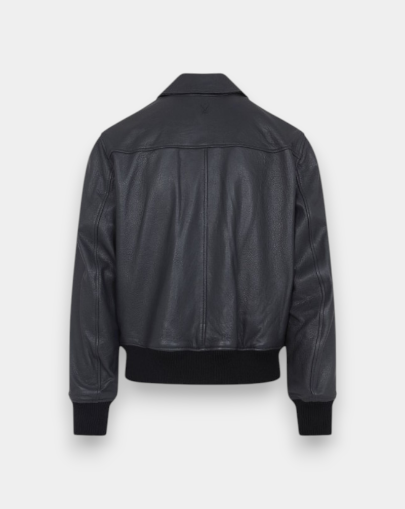 Chaqueta Ami Paris Leather Zipped HJK850LH0044 020 AMI PARIS
