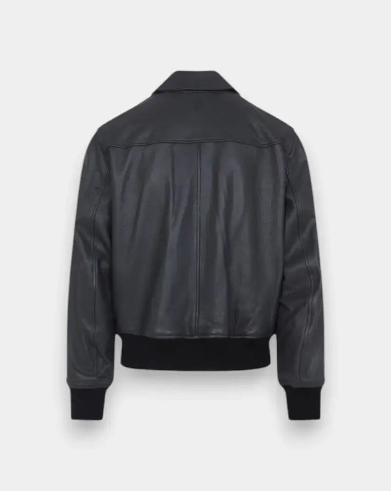 Chaqueta Ami Paris Leather Zipped HJK850LH0044 020 AMI PARIS