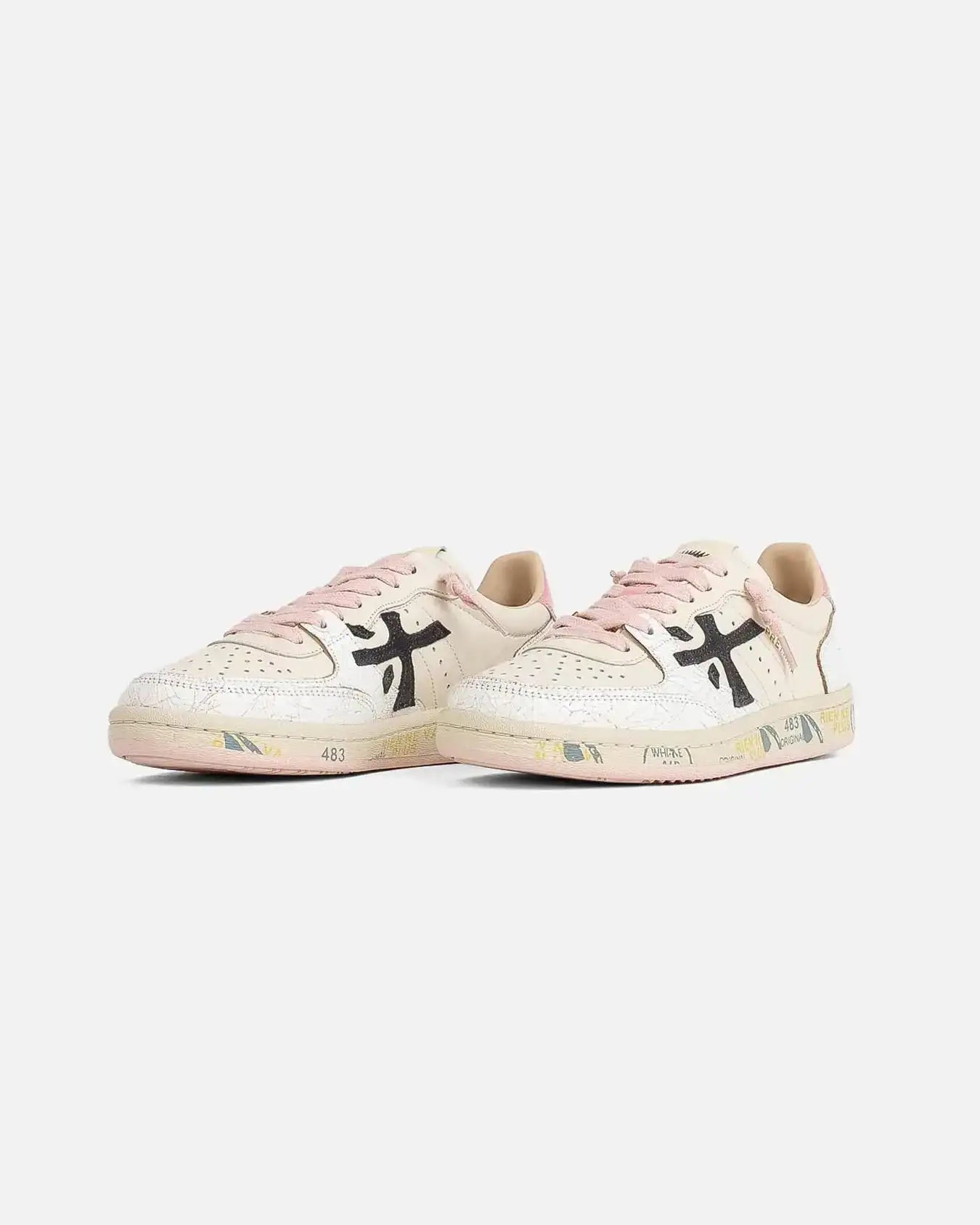 Zapatillas Premiata BsktClad Var 6783 BSKTCLAD VAR 6783 WHITE/PINK PREMIATA