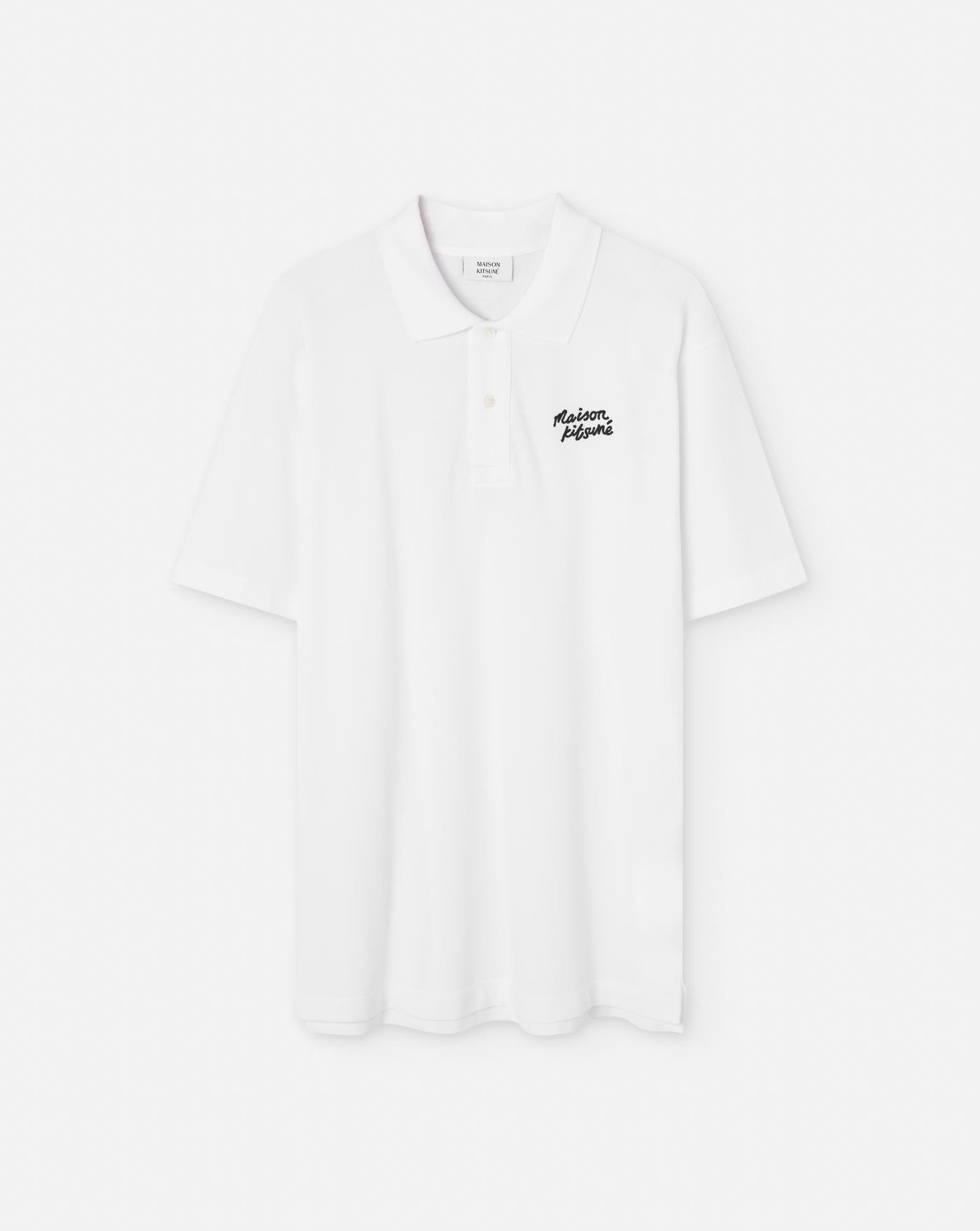 Polo Maison Kitsuné Handwritting MM00201KJ7010 M186 MAISON KITSUNE