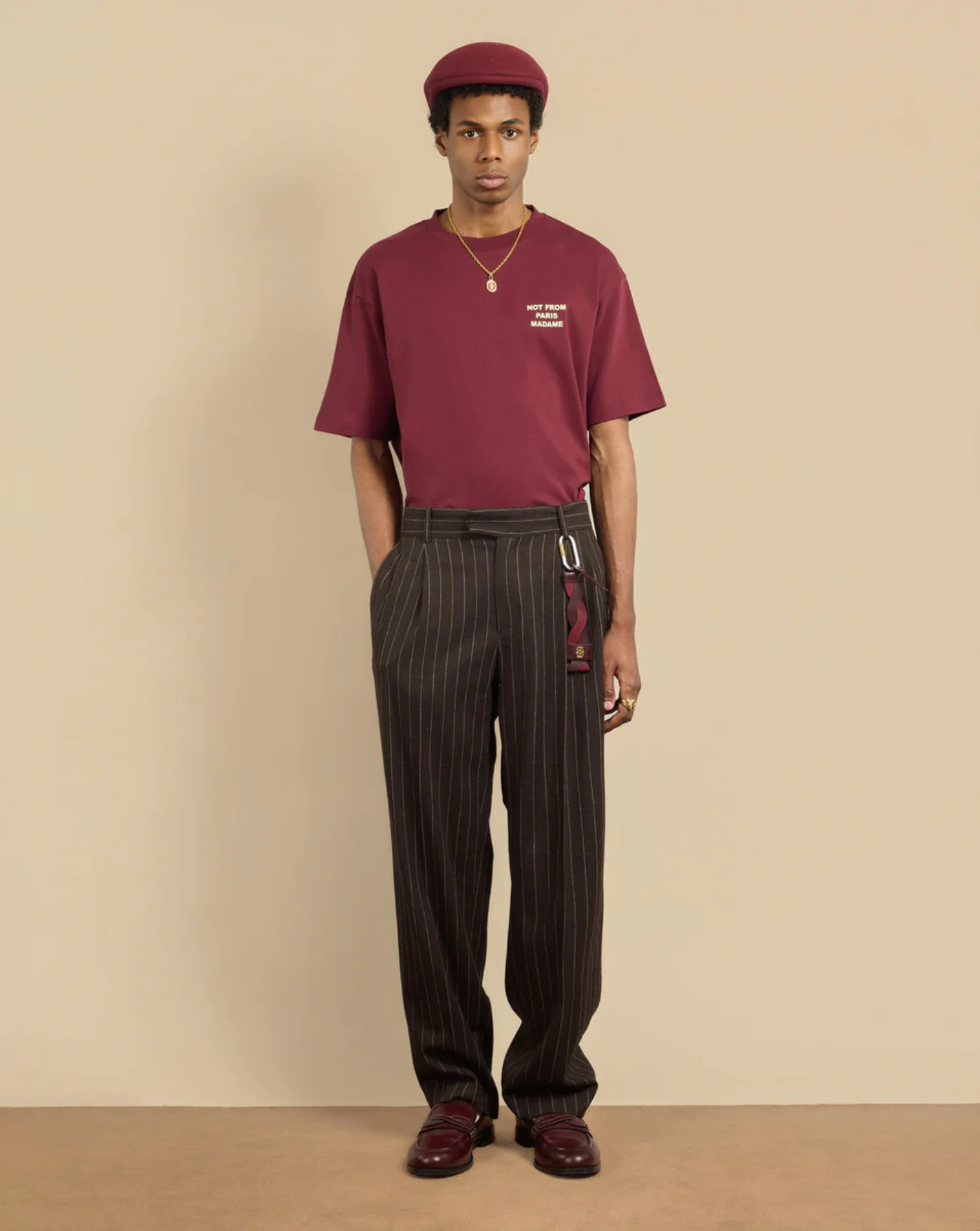 Camiseta Drole de Monsieur Le T-Shirt Slogan TS203 CO002 WN DROLE DE MONSIEUR