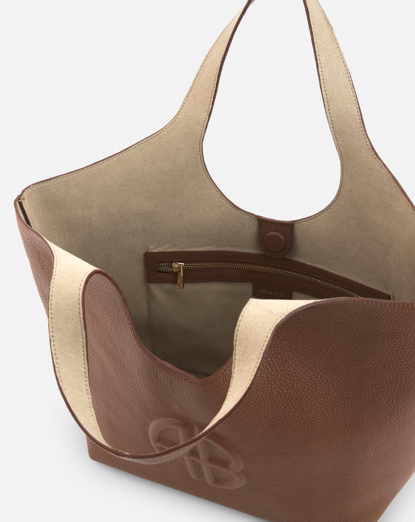 Bolso Anine Bing Medium Lily Tote A1310760COG1 BROWM ANINE BING