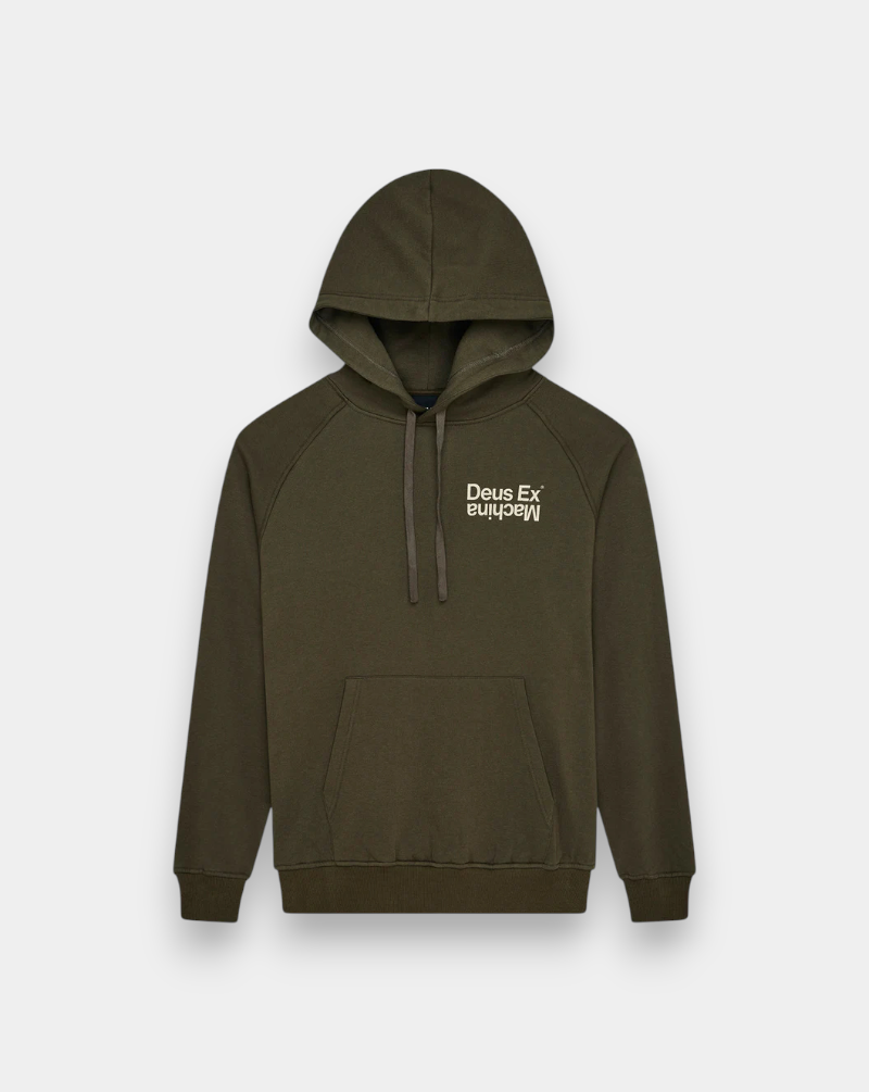 Sudadera Deux Ex Machina Axis Hoodie DMF258256 DARK OLIVE DEUS EX MACHINA