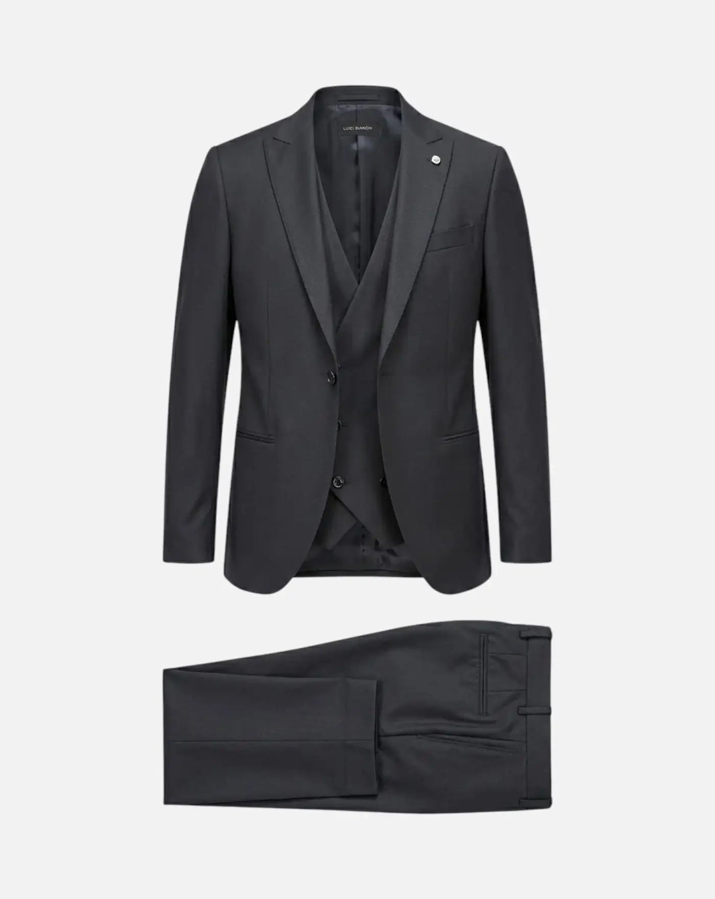 Traje Luigi Bianchi Mantova 330092-3438/1376 BLACK LUIGI BIANCHI MANTOVA