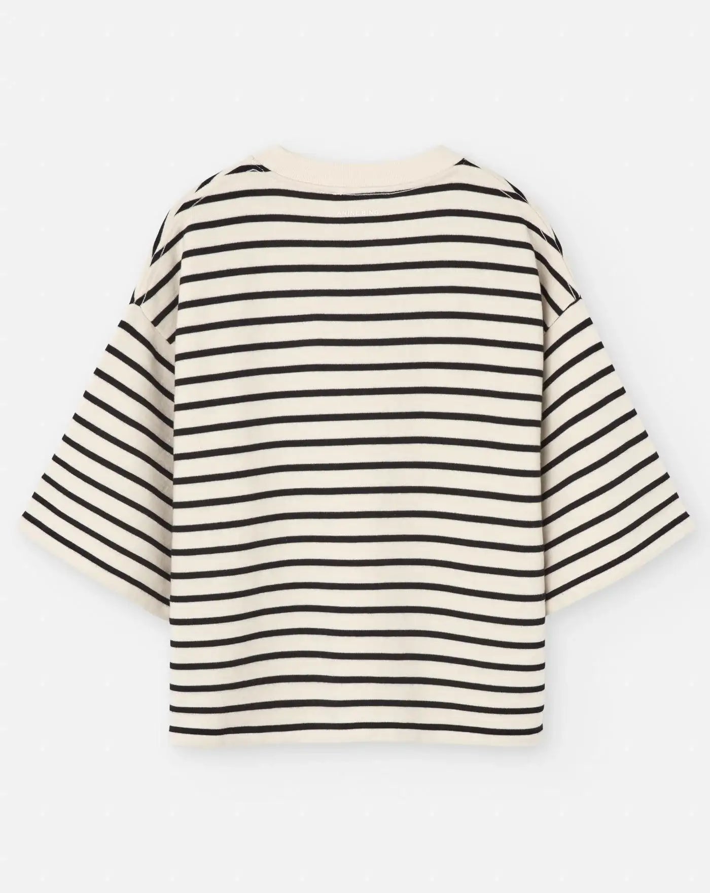 Camiseta Anine Bing Myers Cropped Tee A0811431 WHITE BLACK ANINE BING
