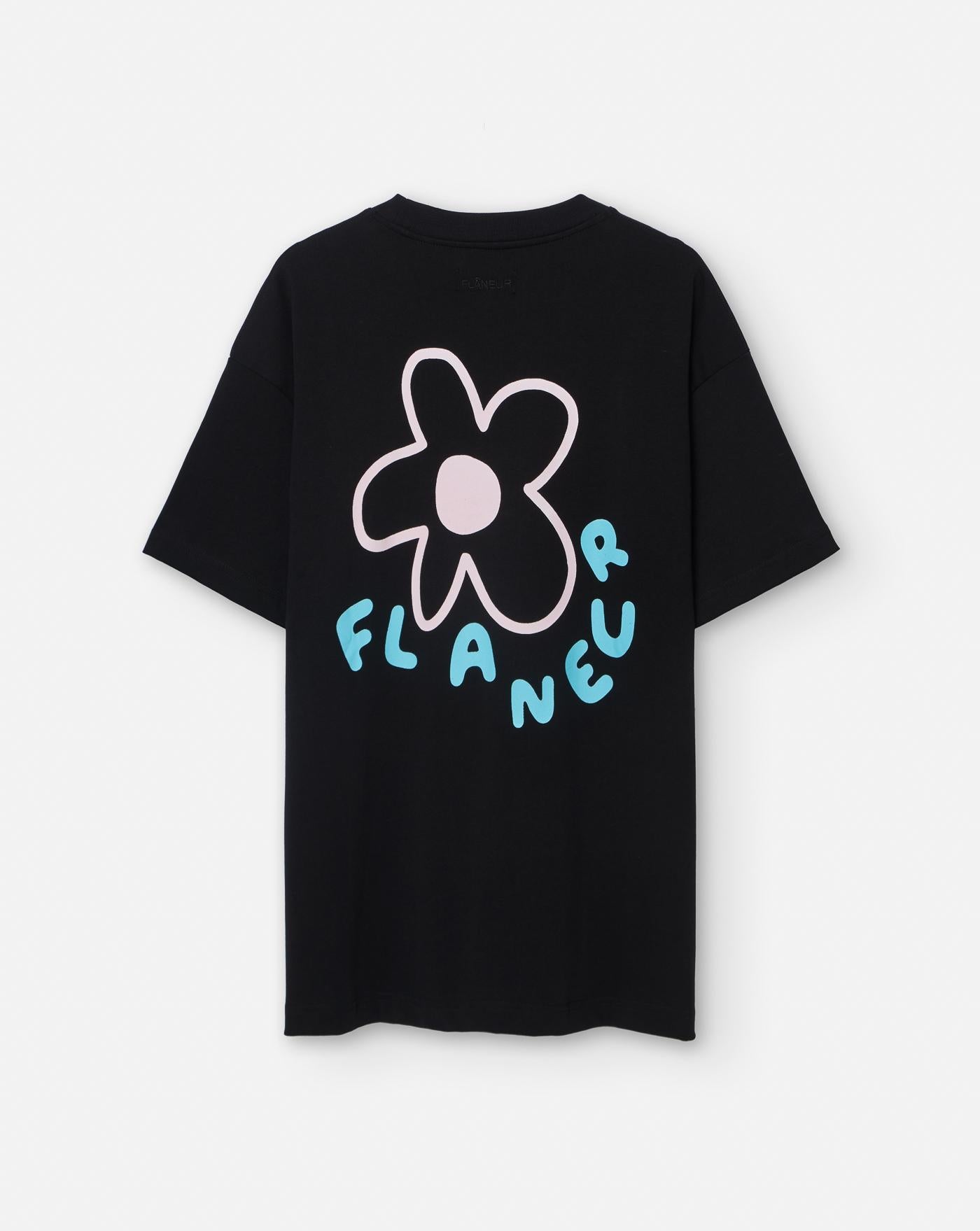 Camiseta Flaneur Blossom F15024 BLACK FLANEUR