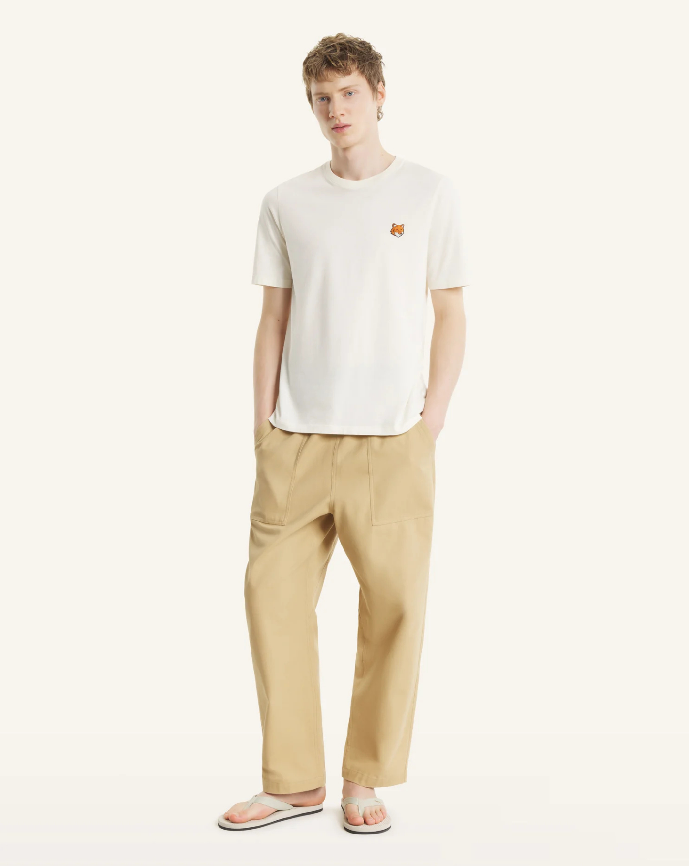 Camiseta Maison Kitsune Fox Head PM00107KJ7026 0063 MAISON KITSUNE