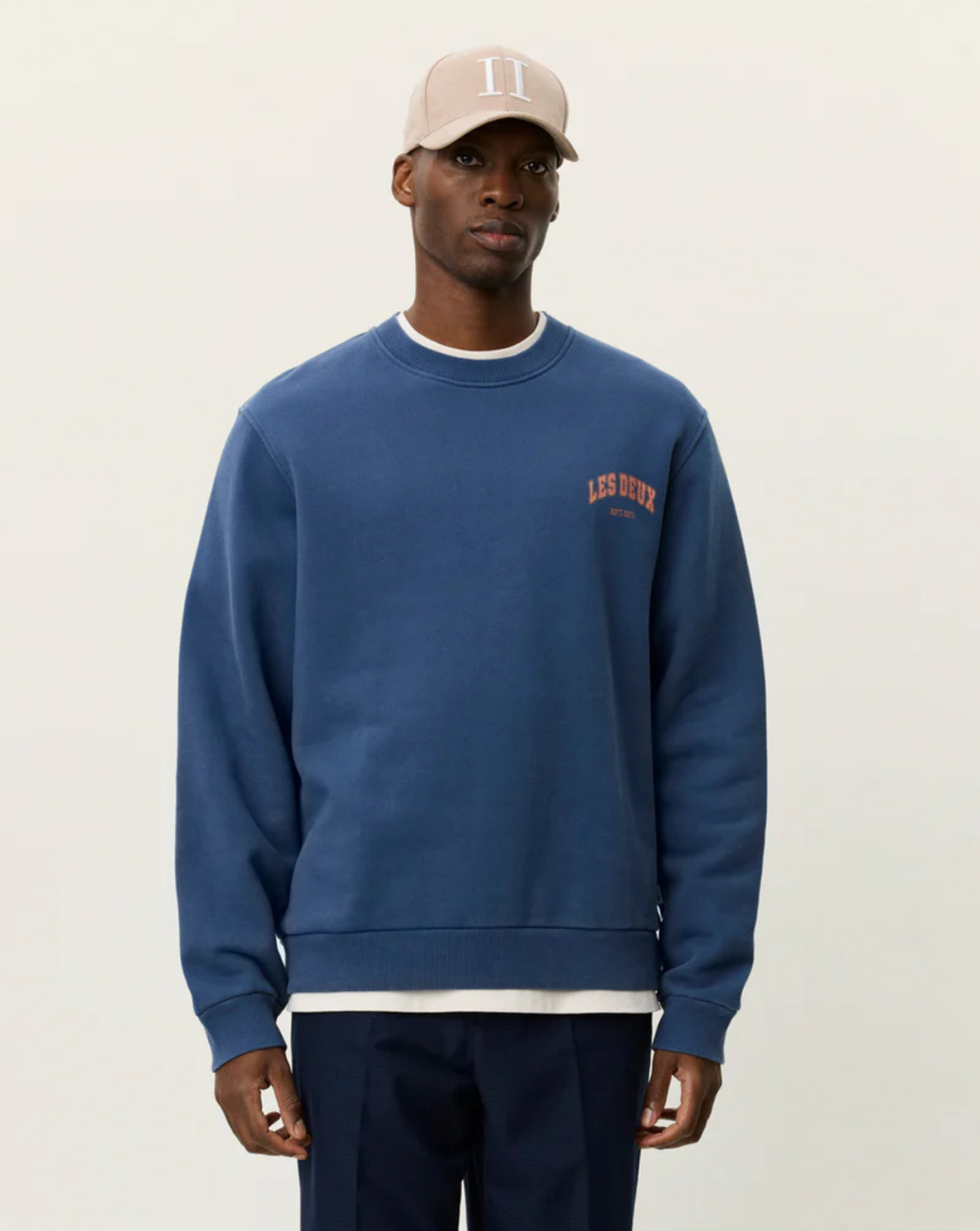 Sudadera Les Deux Brady Hoop Sweatshirt 1001474 430DARK DENIM BLUE LES DEUX