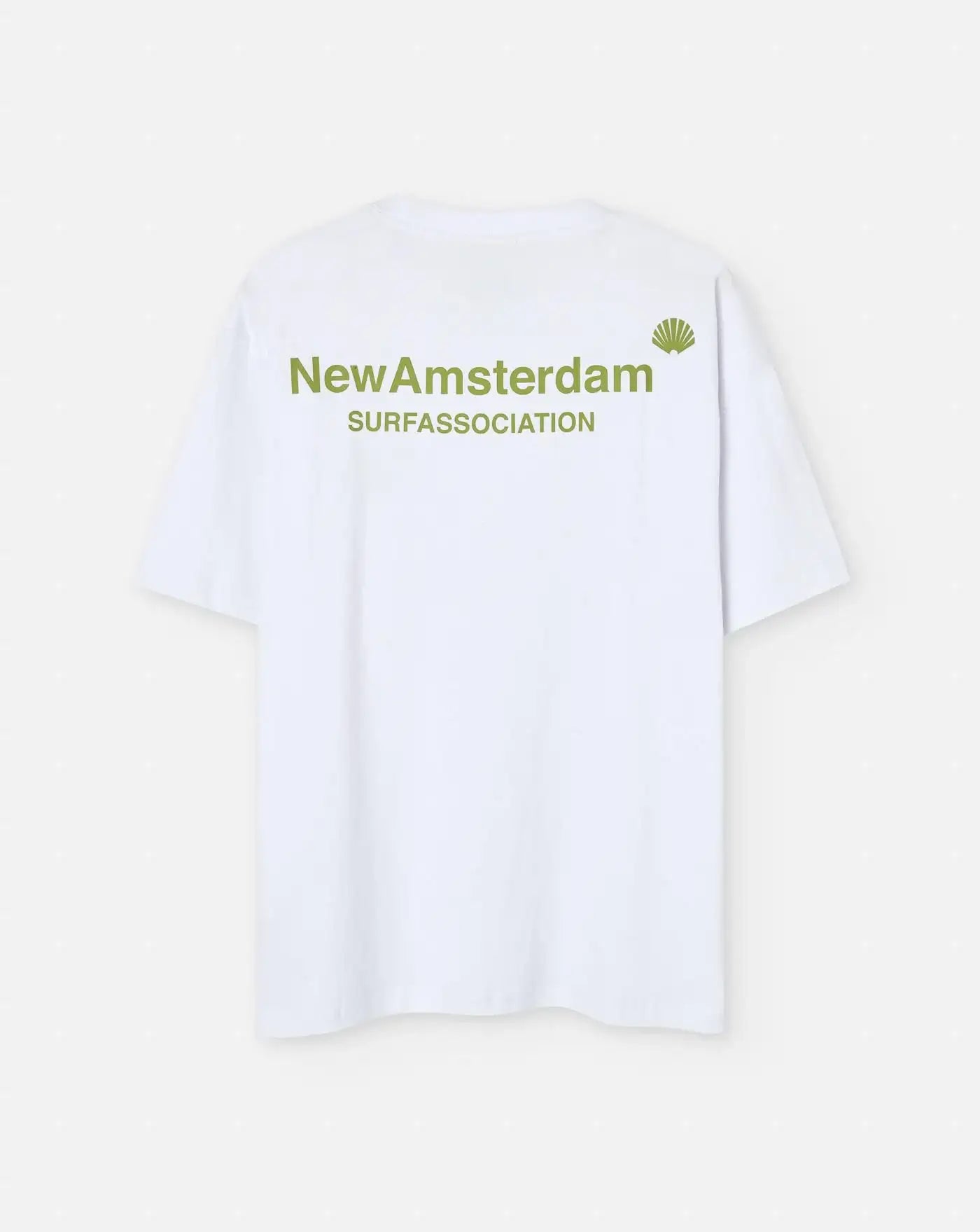 Camiseta New Amsterdam Logo Tee 2501086001 WHITE/GREEN NEW AMSTERDAM