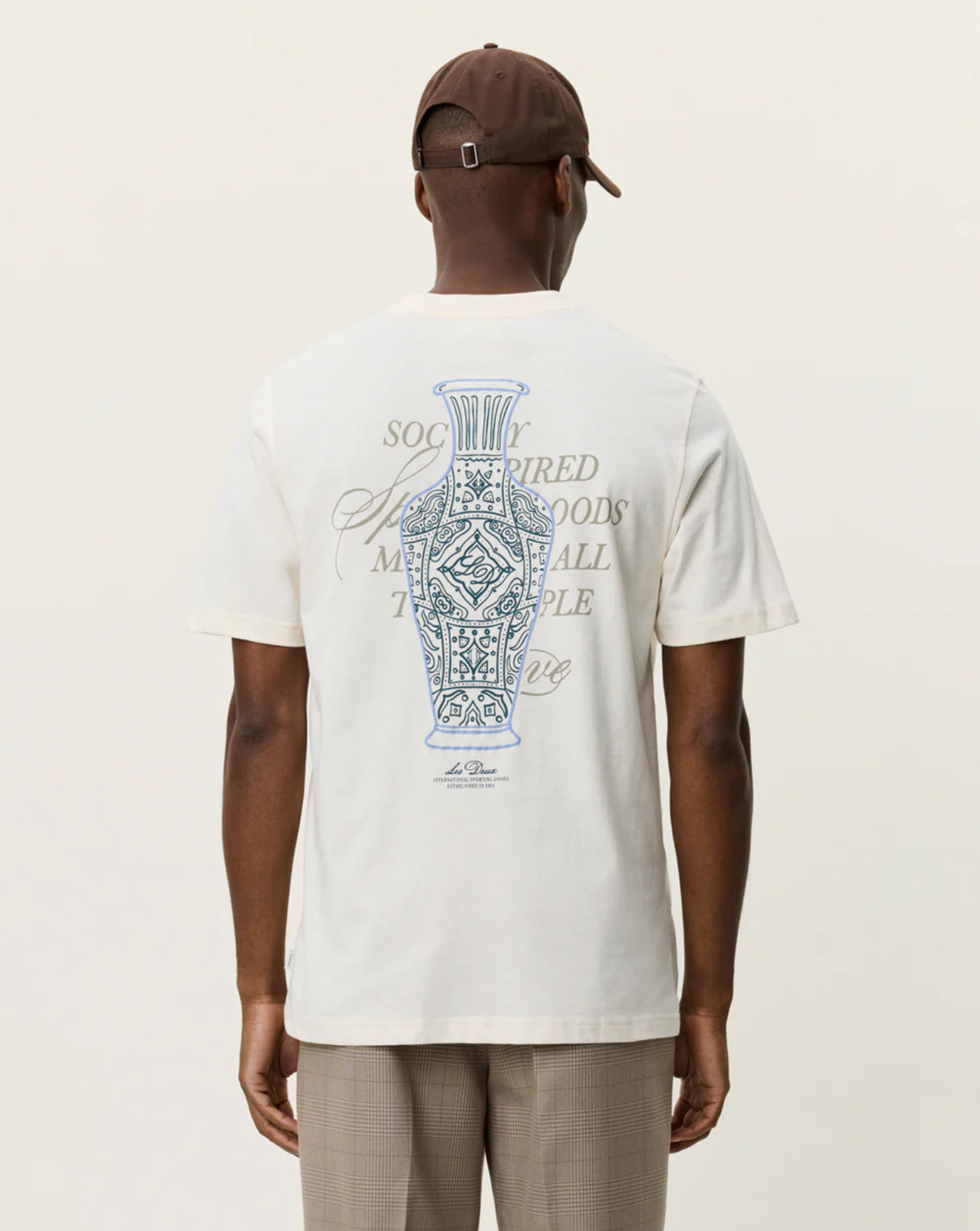Camiseta Les Deux Ben Faience T-shirt 1001576 211EGGNOG WHITE LES DEUX