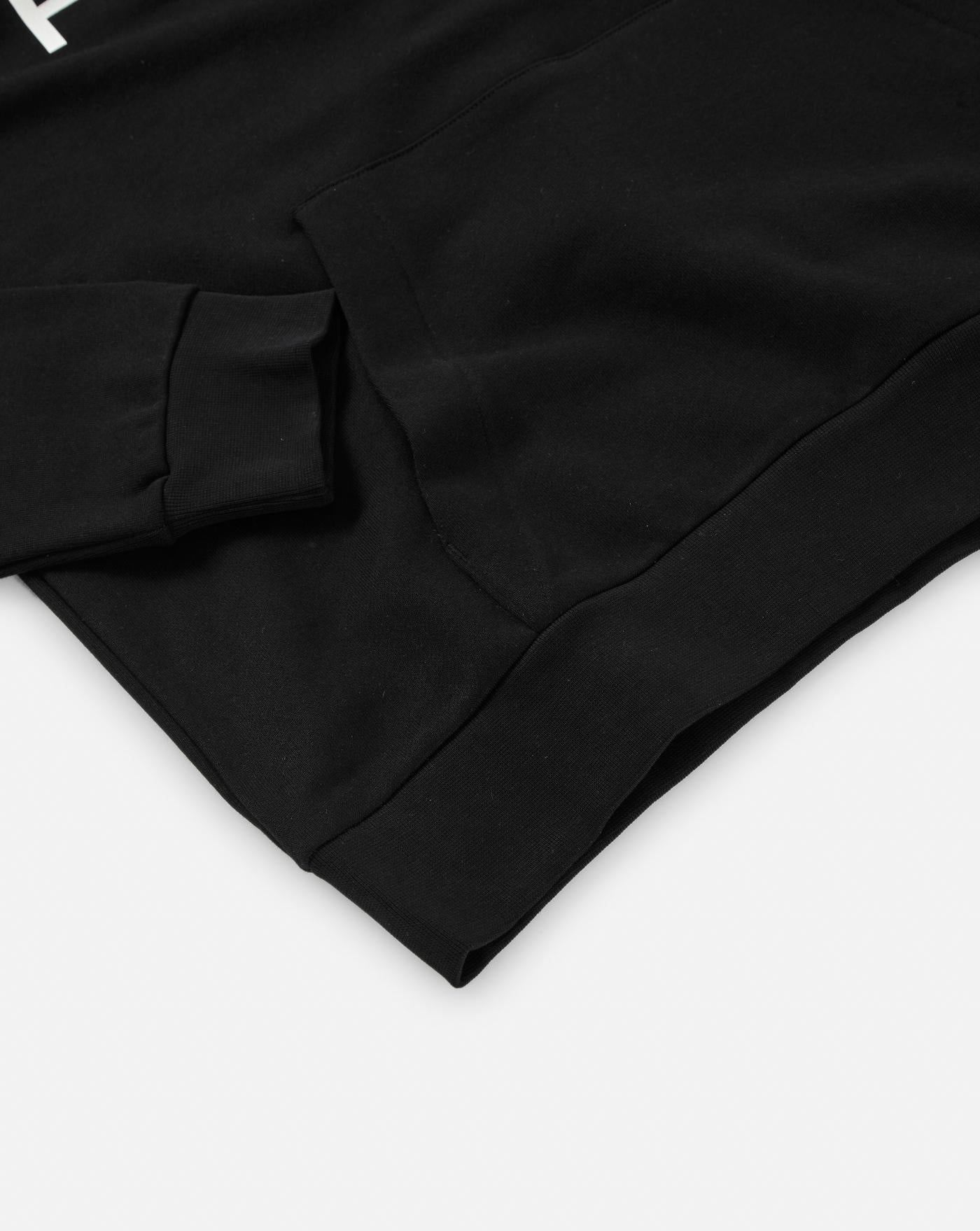 Sudadera Flâneur Printed Logo Hoodie FNOS2000 BLACK FLANEUR