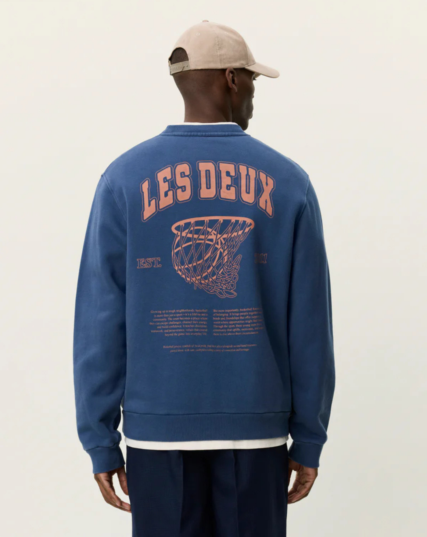 Sudadera Les Deux Brady Hoop Sweatshirt 1001474 430DARK DENIM BLUE LES DEUX