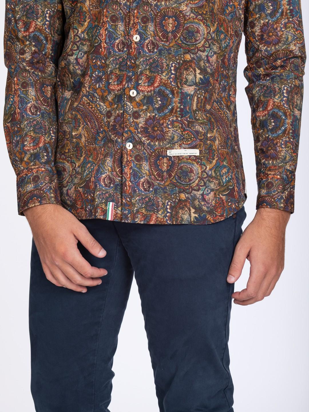 Camisa Tintoria Mattei Estampado 1RC4NJWFR2 25 TINTORIA MATTEI