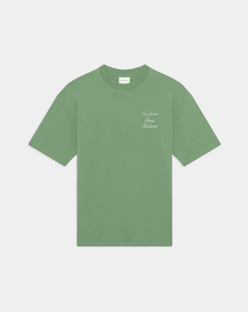Camiseta Drole de Monsieur Le T-shirt Slogan Caligraphy K-TS209 CO002LGN DROLE DE MONSIEUR
