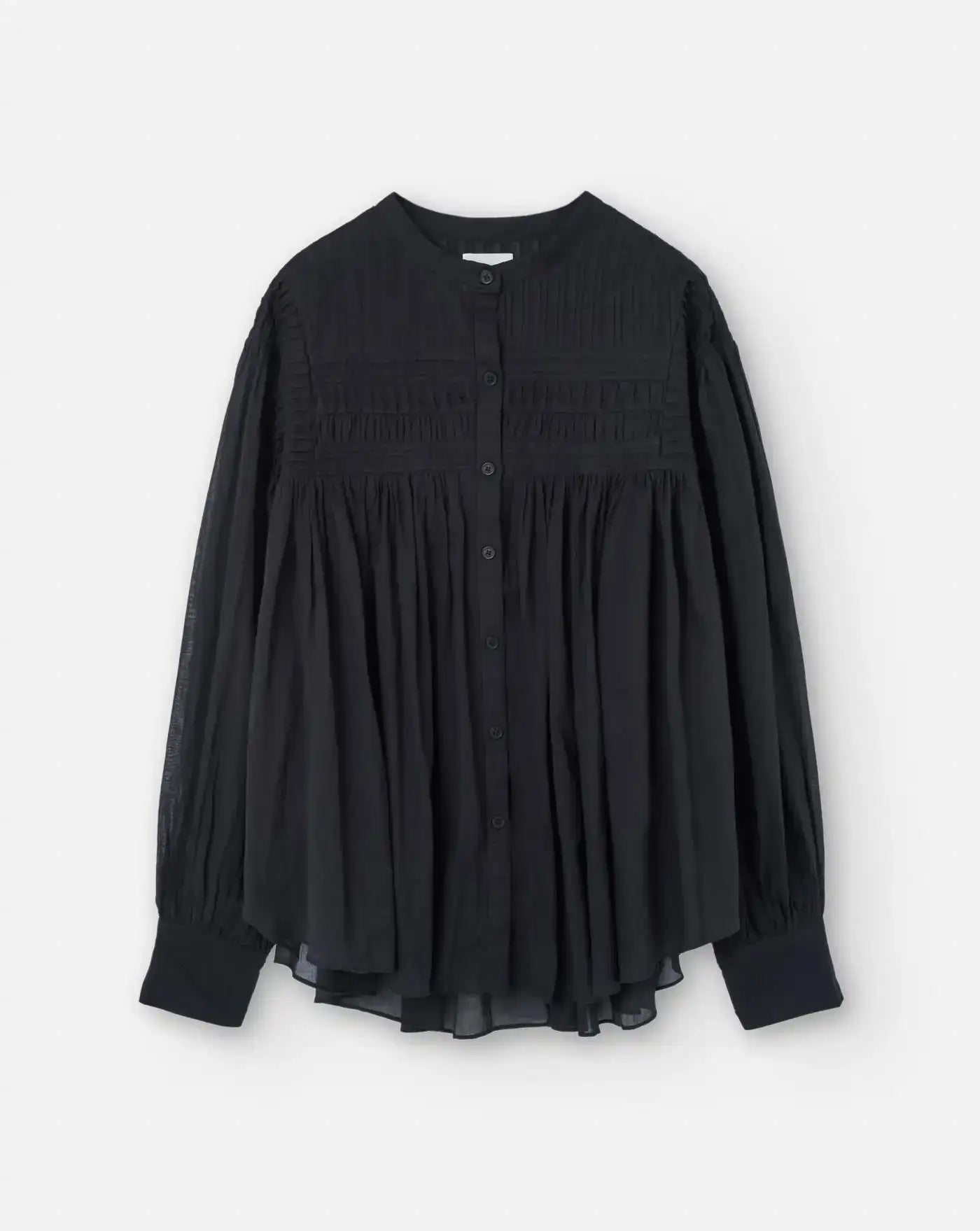 Blusa Isabel Marant Plalia HT0002FCB3J04E 01BK ISABEL MARANT