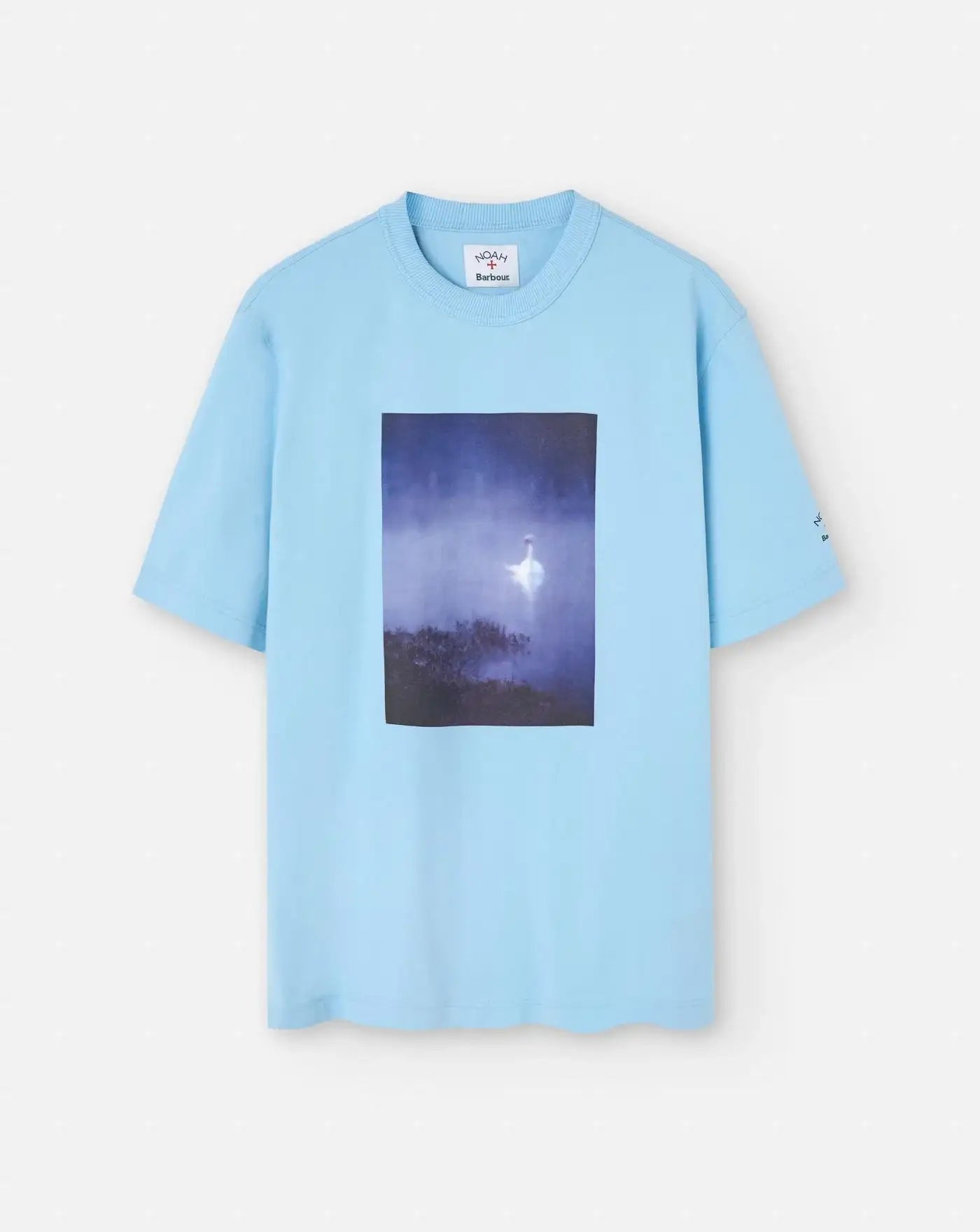 Camiseta Barbour x Noah MTS1448BL12 PALE BLUE BARBOUR