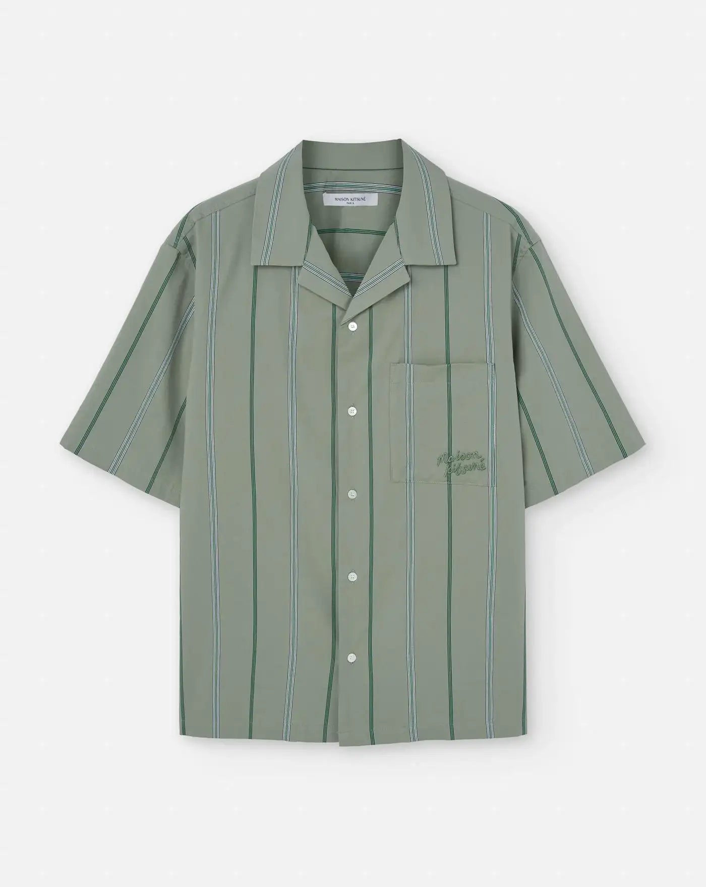 Camisa Maison Kitsuné Resort OM00421WC5029 0078 MAISON KITSUNE