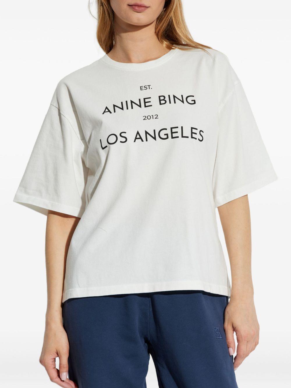 Camiseta Anine Bing Rudy A0811037 IVORY ANINE BING