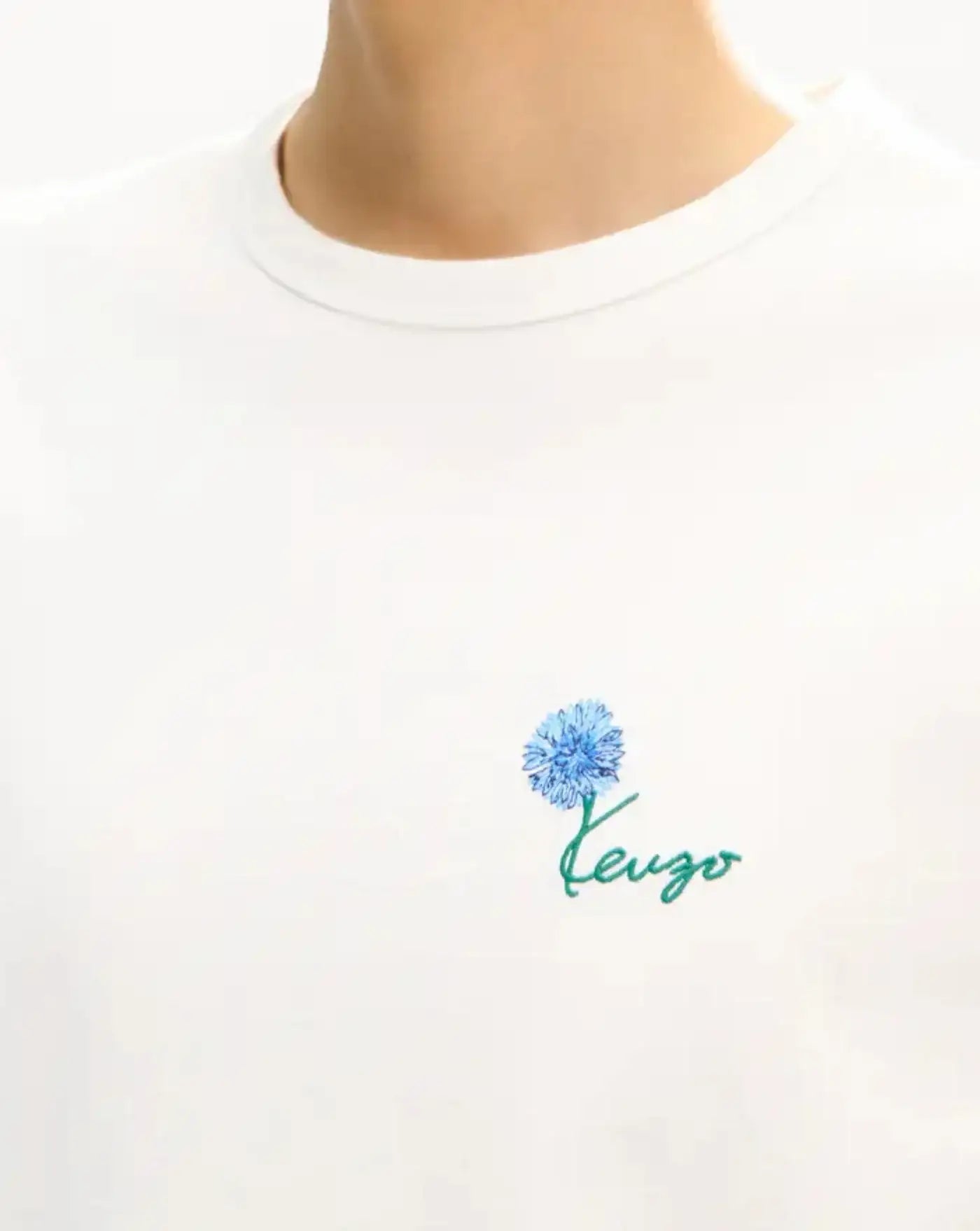 Camiseta Kenzo Tulip FG65TS1624SG 02 OFF WHITE KENZO