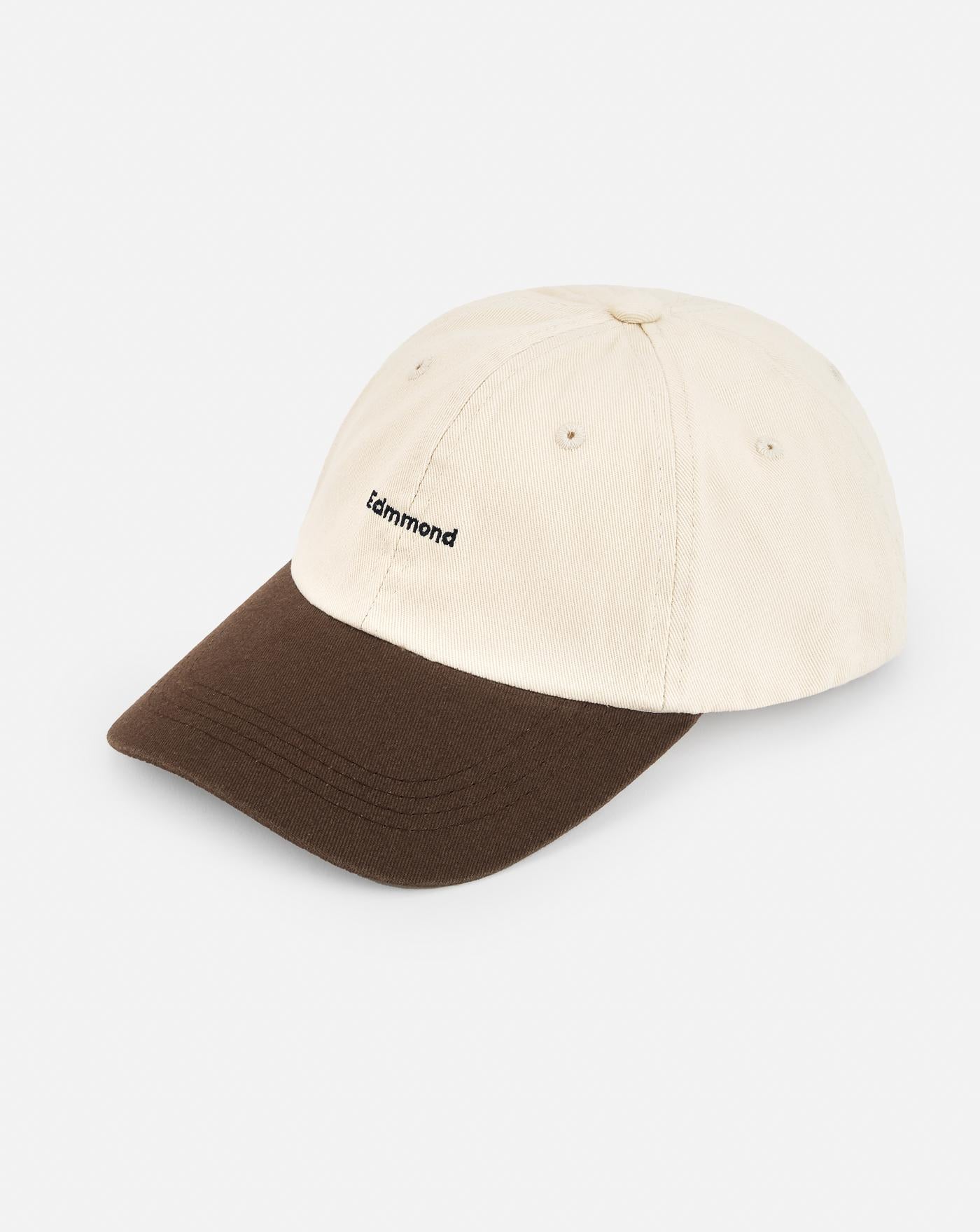 Gorra Edmmond Logo Bicolor Cap 1259202010 PLAIN OFF WHITE EDMMOND