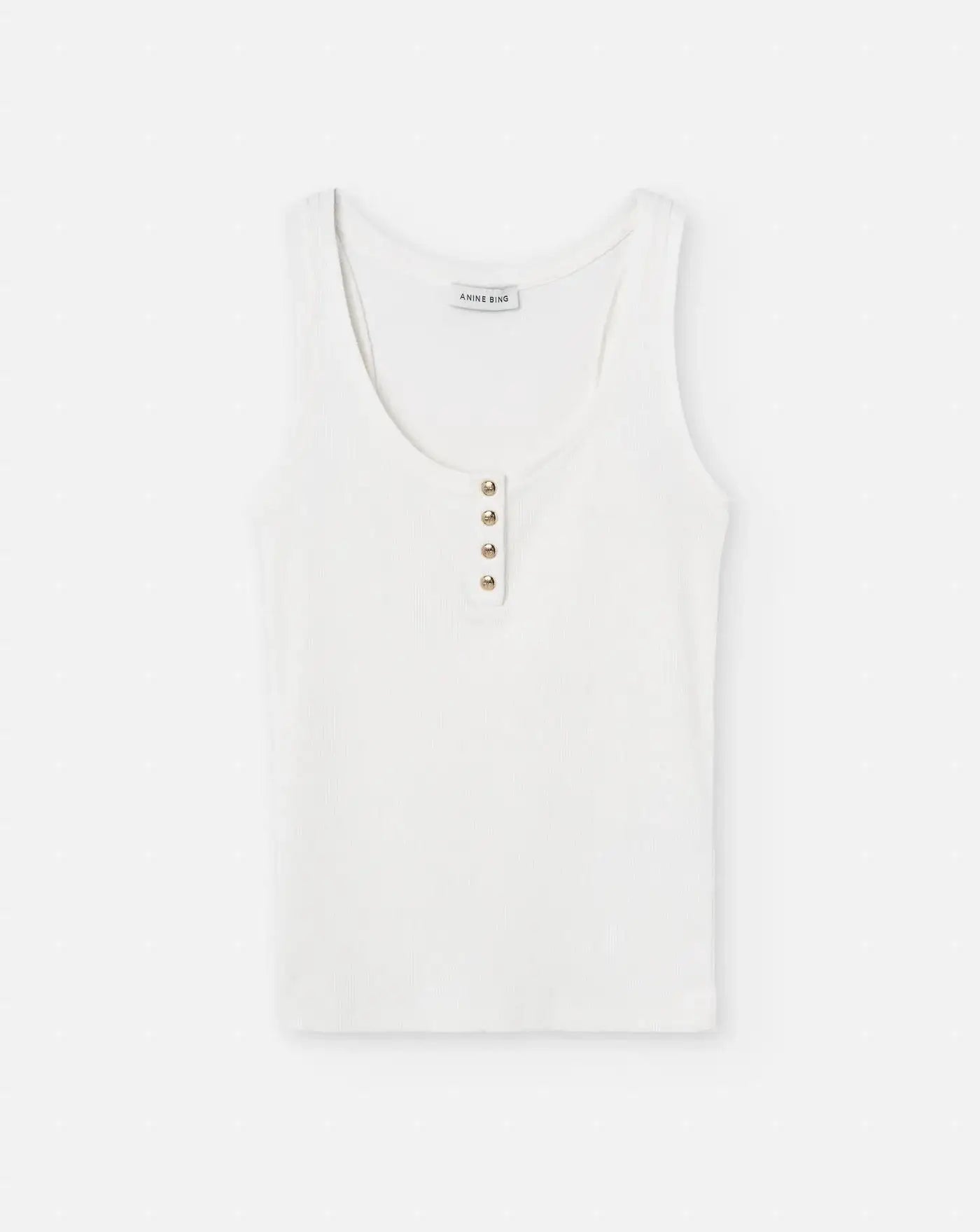Top Anine Bing Alessia Tank A0810316 IVORY ANINE BING