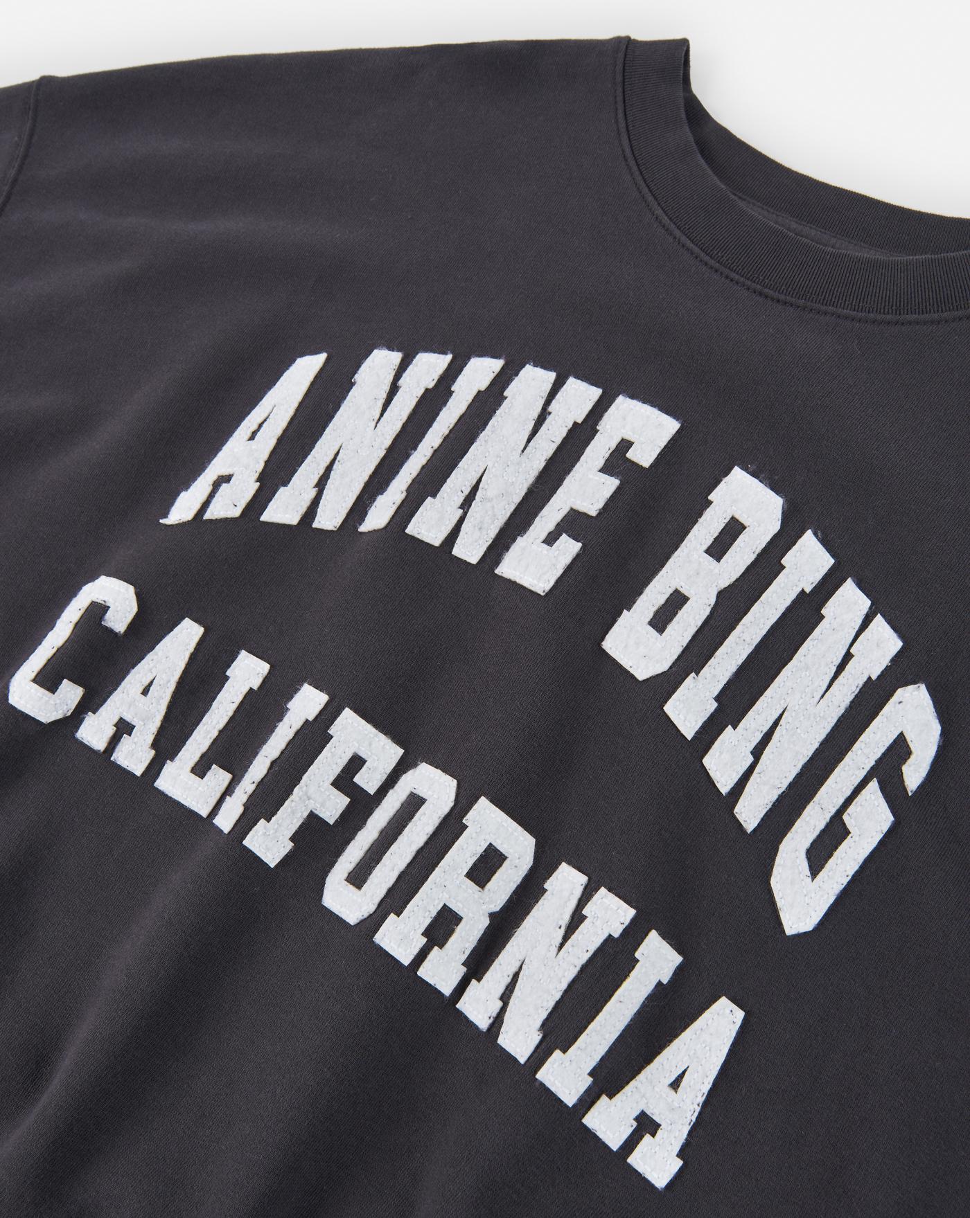 Sudadera Anine Bing Miles A0810025009 WASHED BLACK ANINE BING