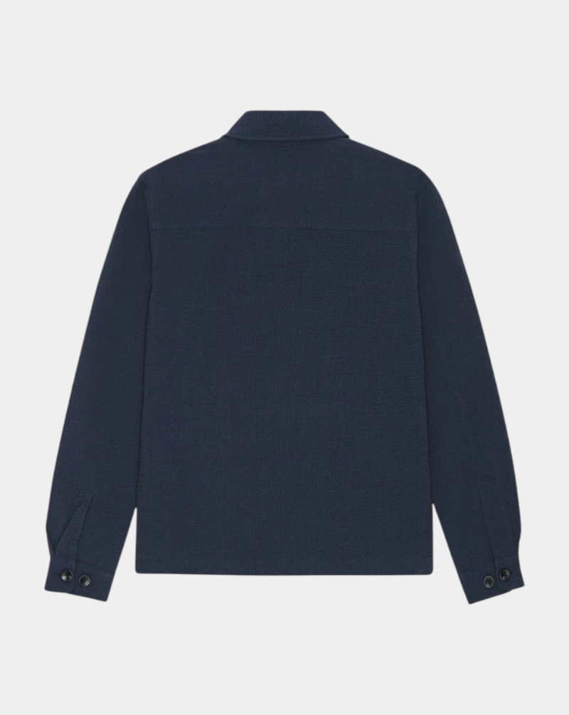 Chaqueta Les Deux Marseille Seersucker Zipper Jacket 1001366 460 LES DEUX