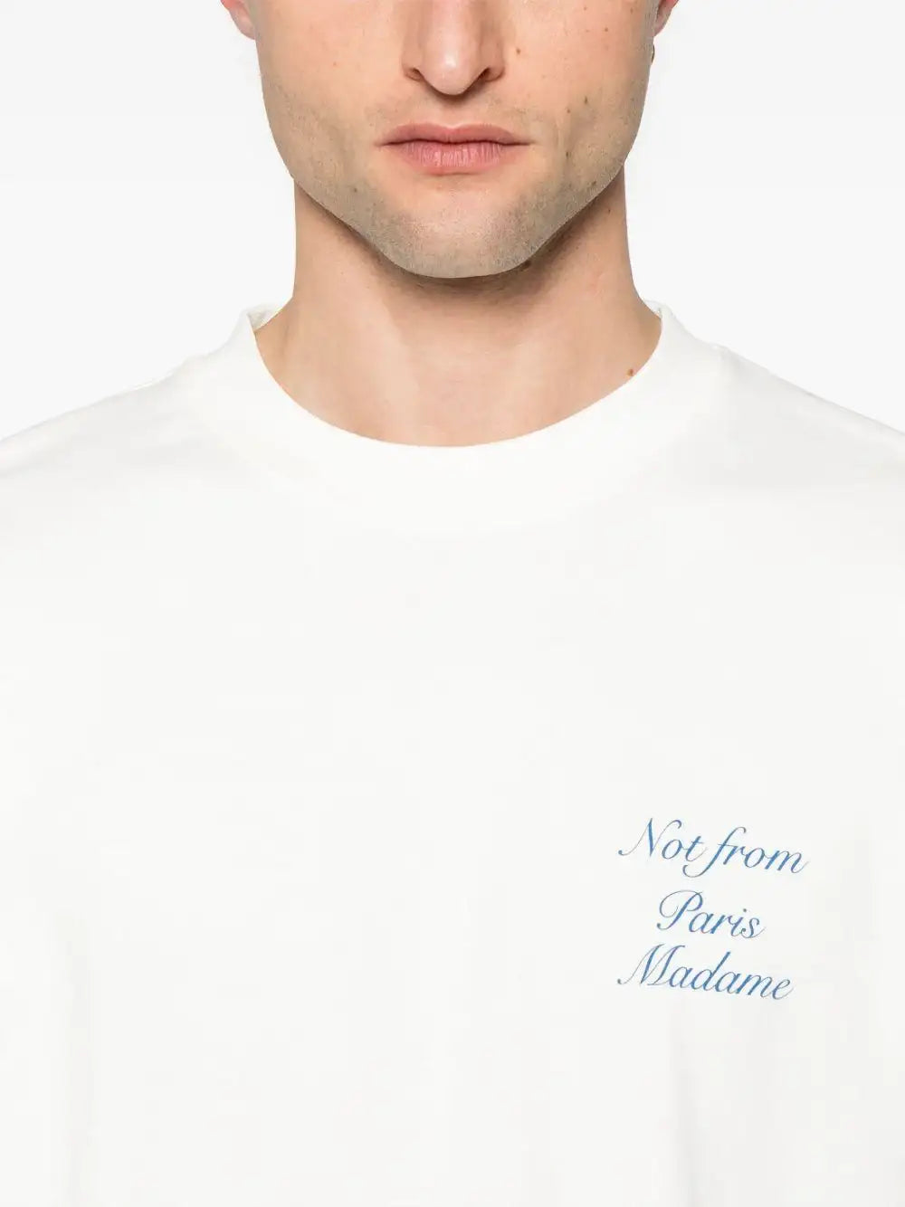 Camiseta Drole de Monsieur Le T-Shirt Slogan Cursive TS209 CO002 OW DROLE DE MONSIEUR