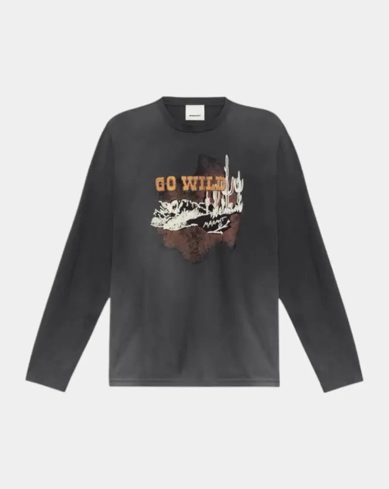 Camiseta Isabel Marant Leiloha TS0262HB C3N04H 01BK ISABEL MARANT