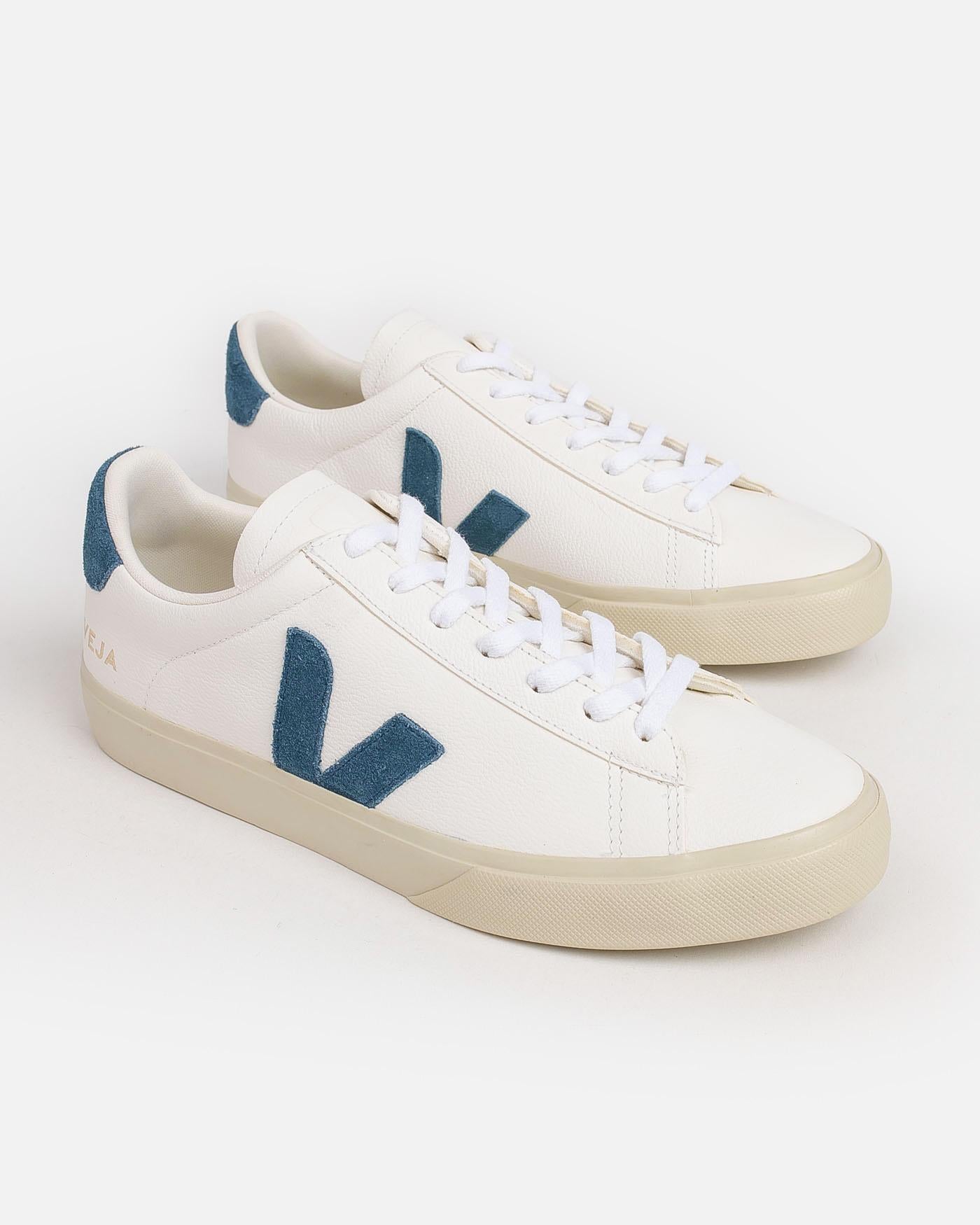 Zapatillas Veja Campo Leather Extra White California CP0503121B EXTRA-WHITE-CALIFORNIA VEJA