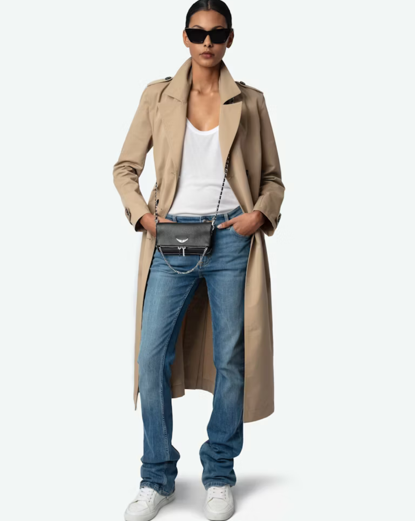 Bolso Zadig & Voltaire Rock Nano Grained Leather LWBA03975 BLACK 011 ZADIG & VOLTAIRE