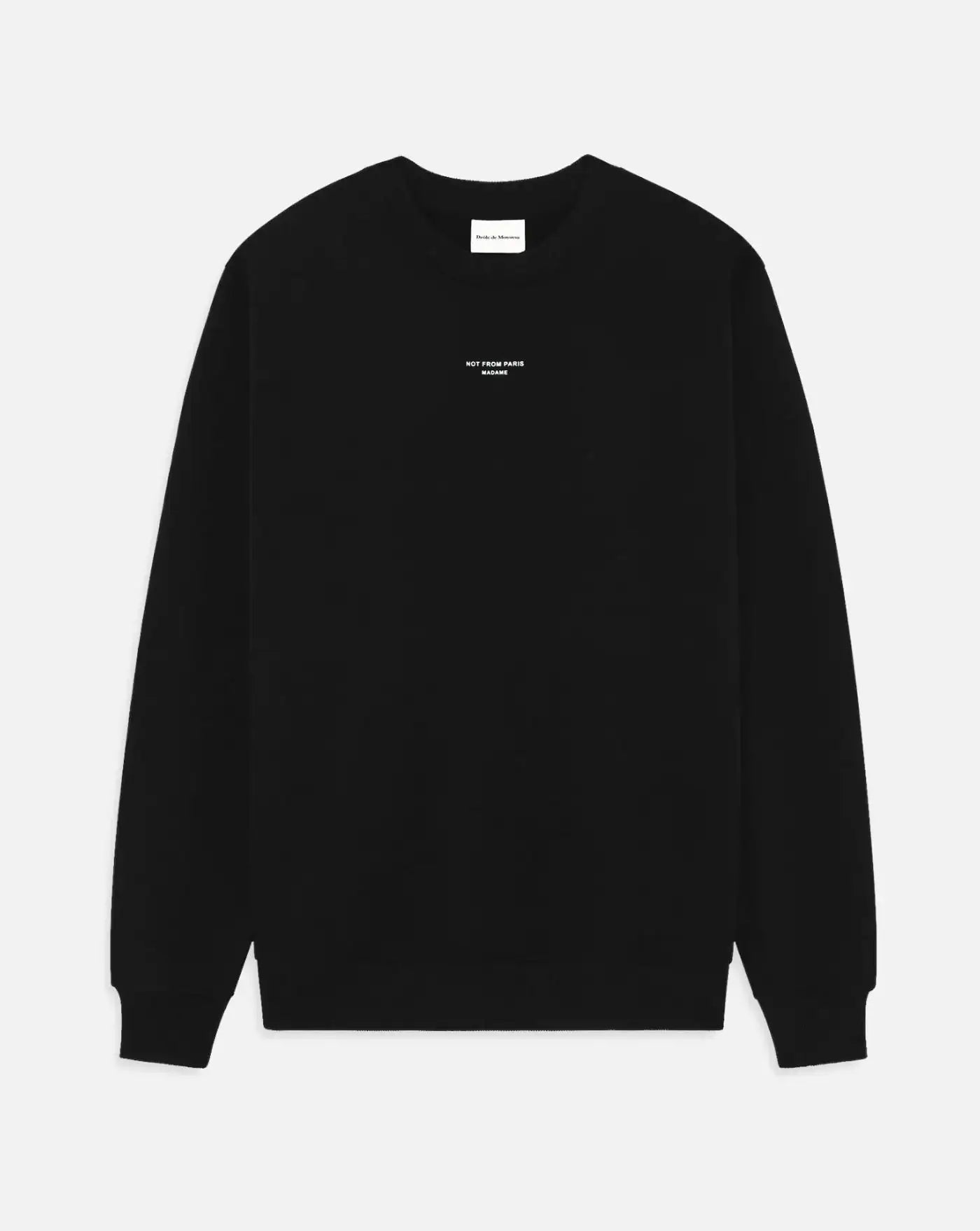 Sudadera Drole de Monsieur Classic Slogan Sweatshirt SW148 CO127 BL DROLE DE MONSIEUR