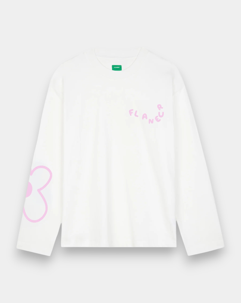 Camiseta Flaneur Blossom Long Sleeve FTSH176 051 FLANEUR