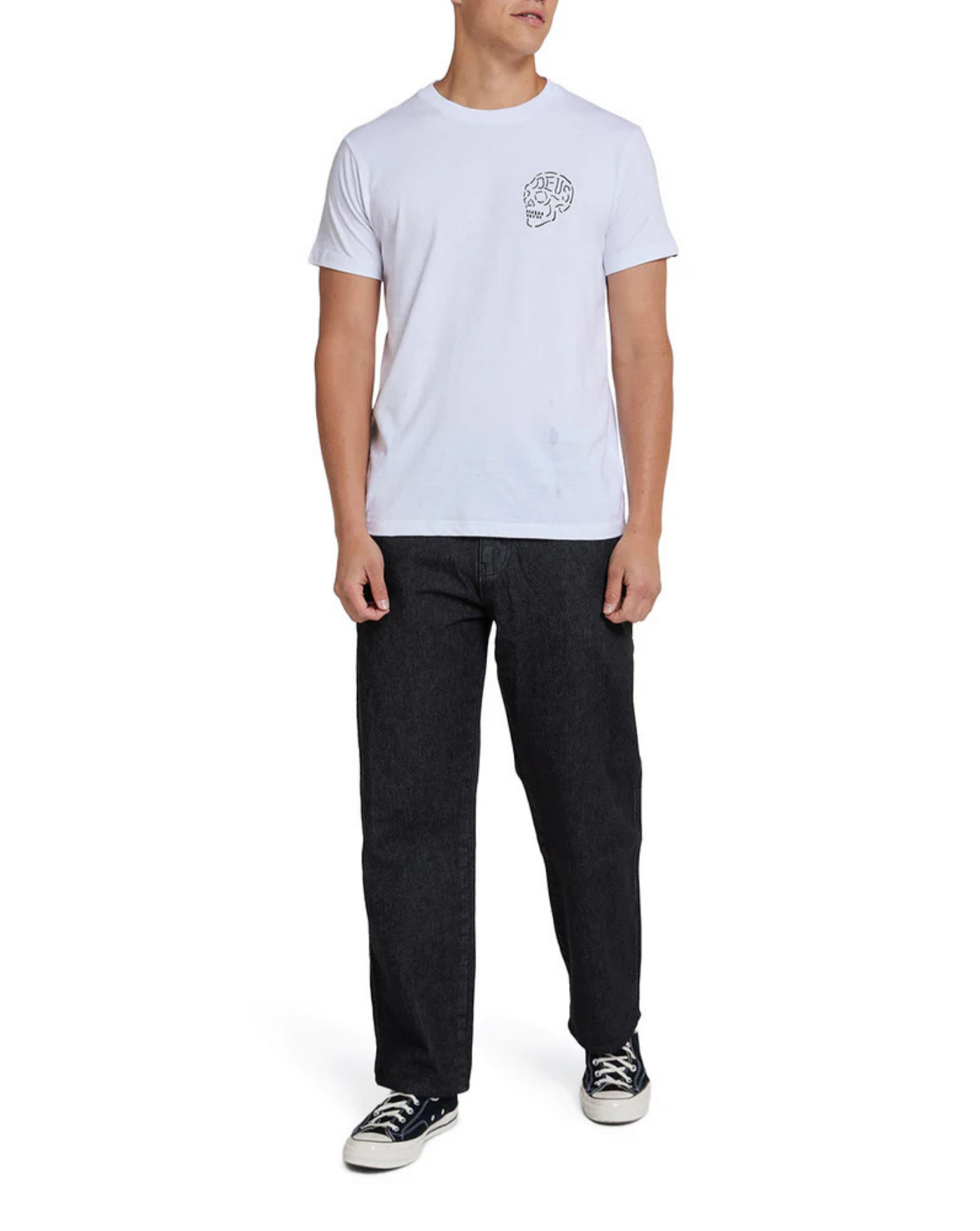 Camiseta Deus Ex Machina Venice Skull DMH31645C WHITE DEUS EX MACHINA