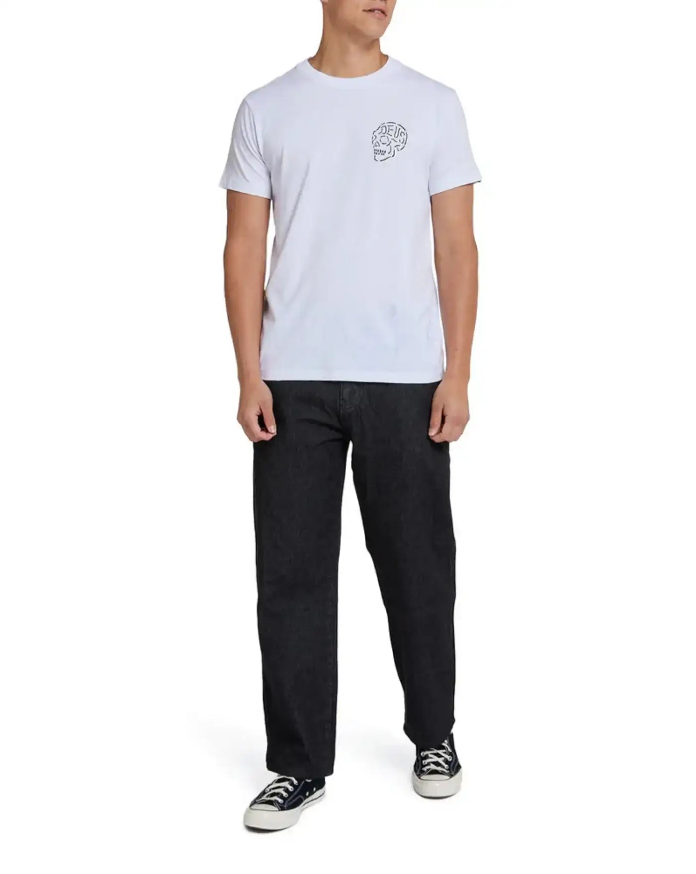 Camiseta Deus Ex Machina Venice Skull DMH31645C WHITE DEUS EX MACHINA