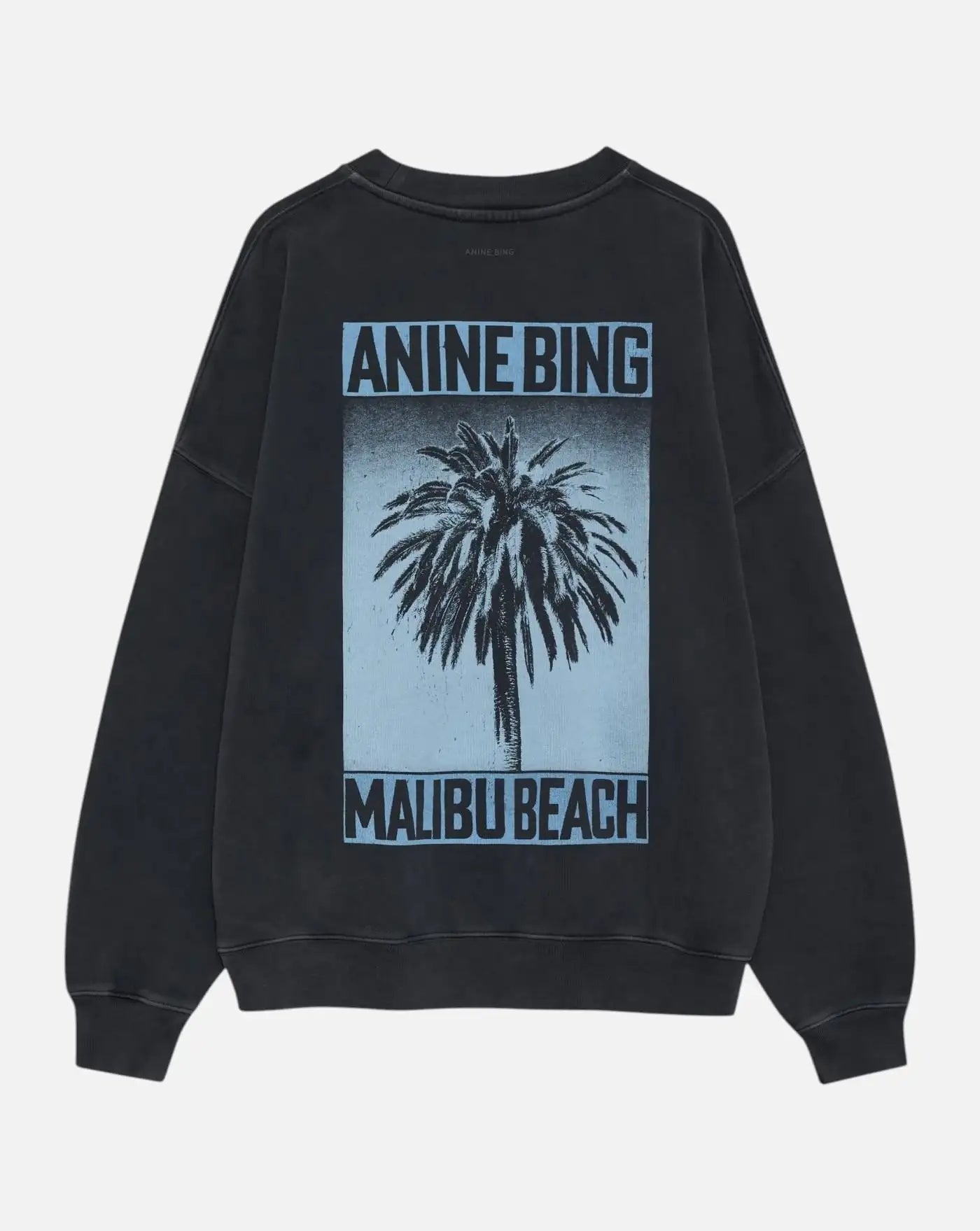 Sudadera Anine Bing MILES SWEATSHIRT PALM - WASHED BLACK A0812599WBL1 WASHED BLACK ANINE BING