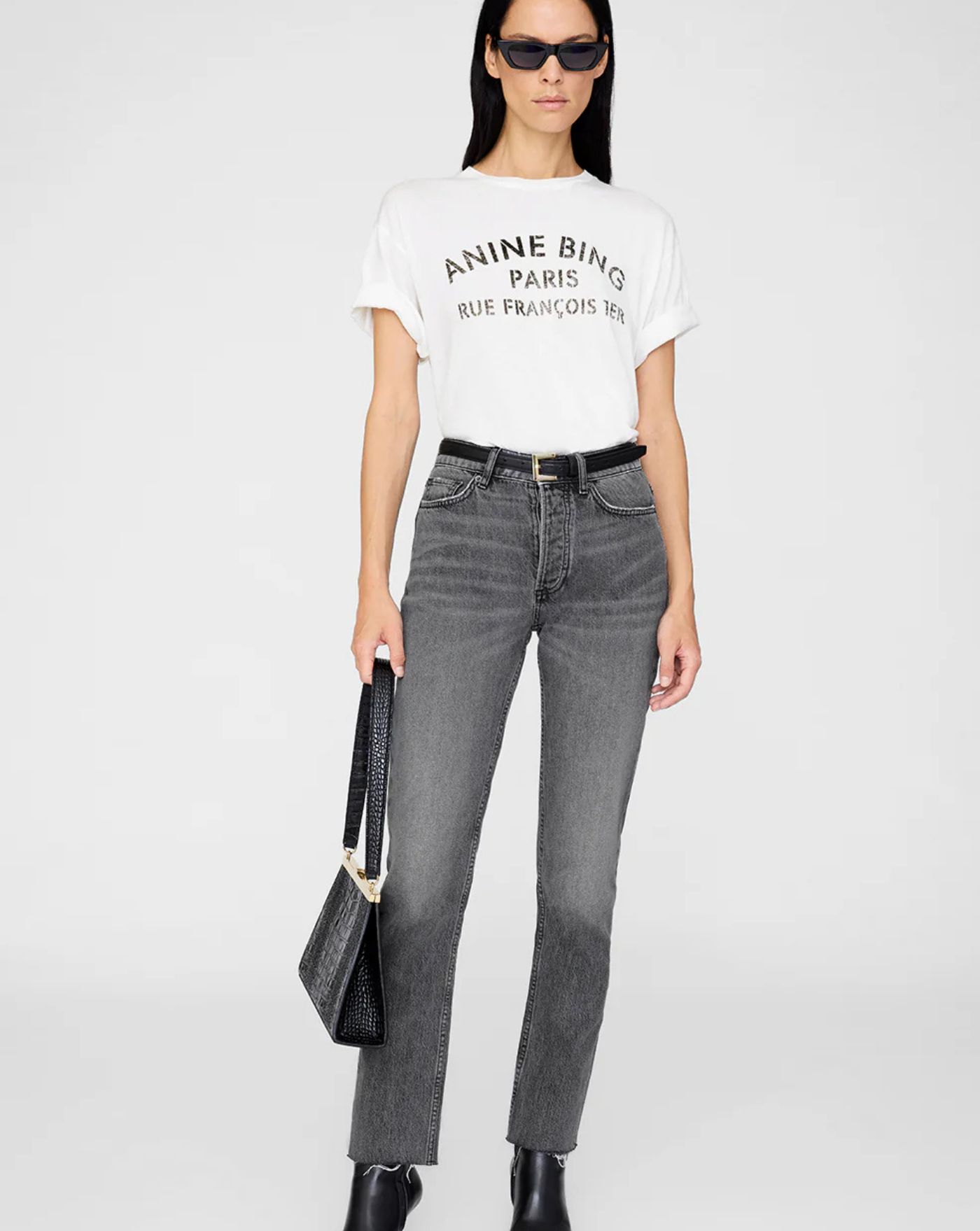 Camiseta Anine Bing Cohen A0811518IVY1 IVORY ANINE BING