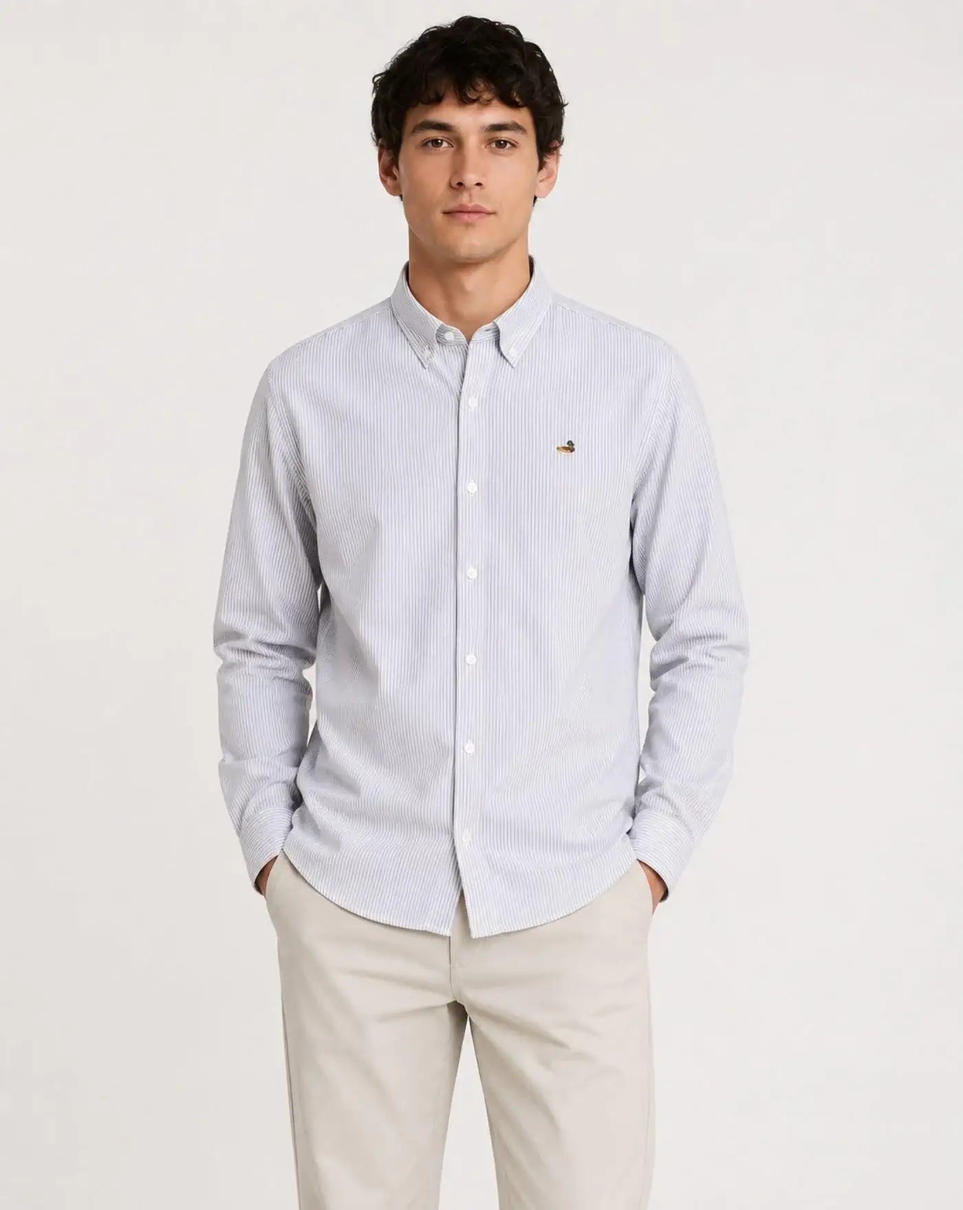 Camisa Edmmond Duck Striped 3261002790 PLAIN CHOCOLATE EDMMOND