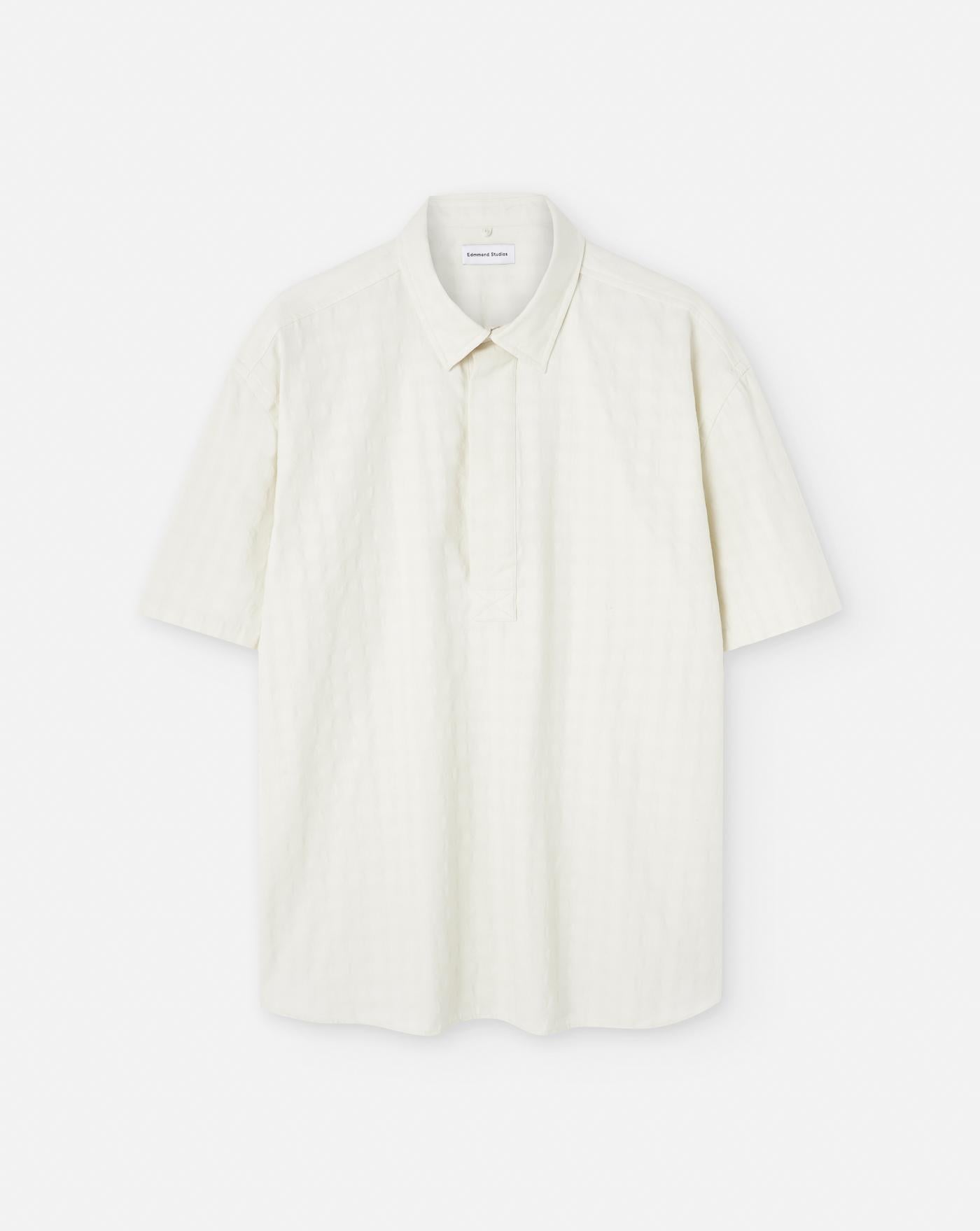 Camisa Edmmond Giorgos 1251015010 PLAIN OFF WHITE EDMMOND