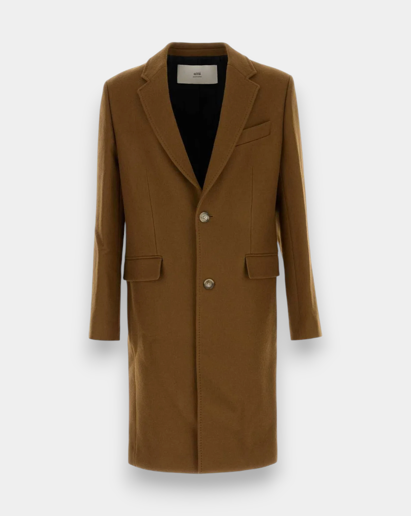 Abrigo Ami Paris Coat Single Breasted HC0010WV0078 216 AMI PARIS