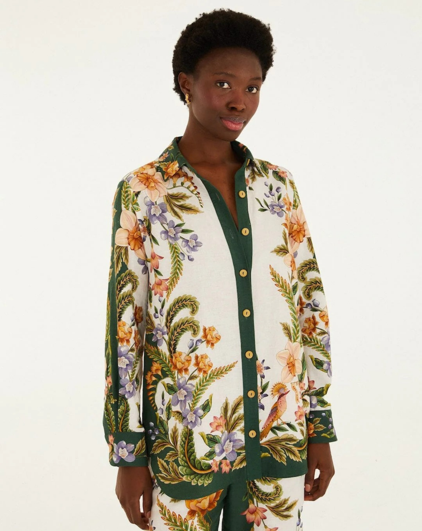 Camisa Farm Rio Nature Sand Shirt 349062 28068 FARM RIO