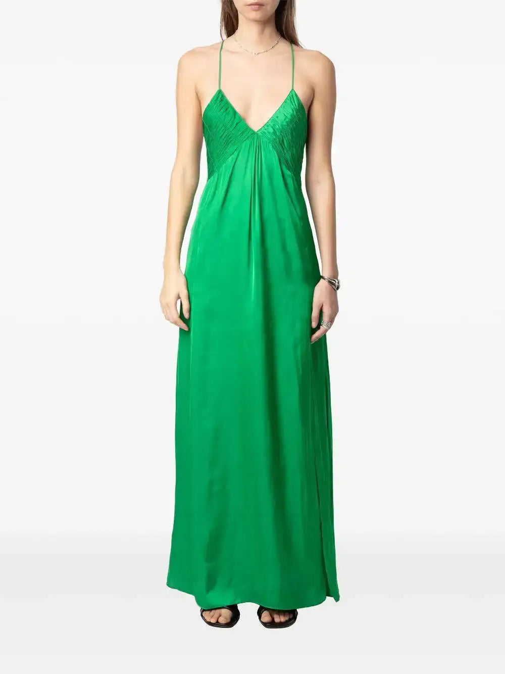 Vestido Zadig & Voltaire Rayonne Satin WWDR01076 GAZON 331 ZADIG & VOLTAIRE